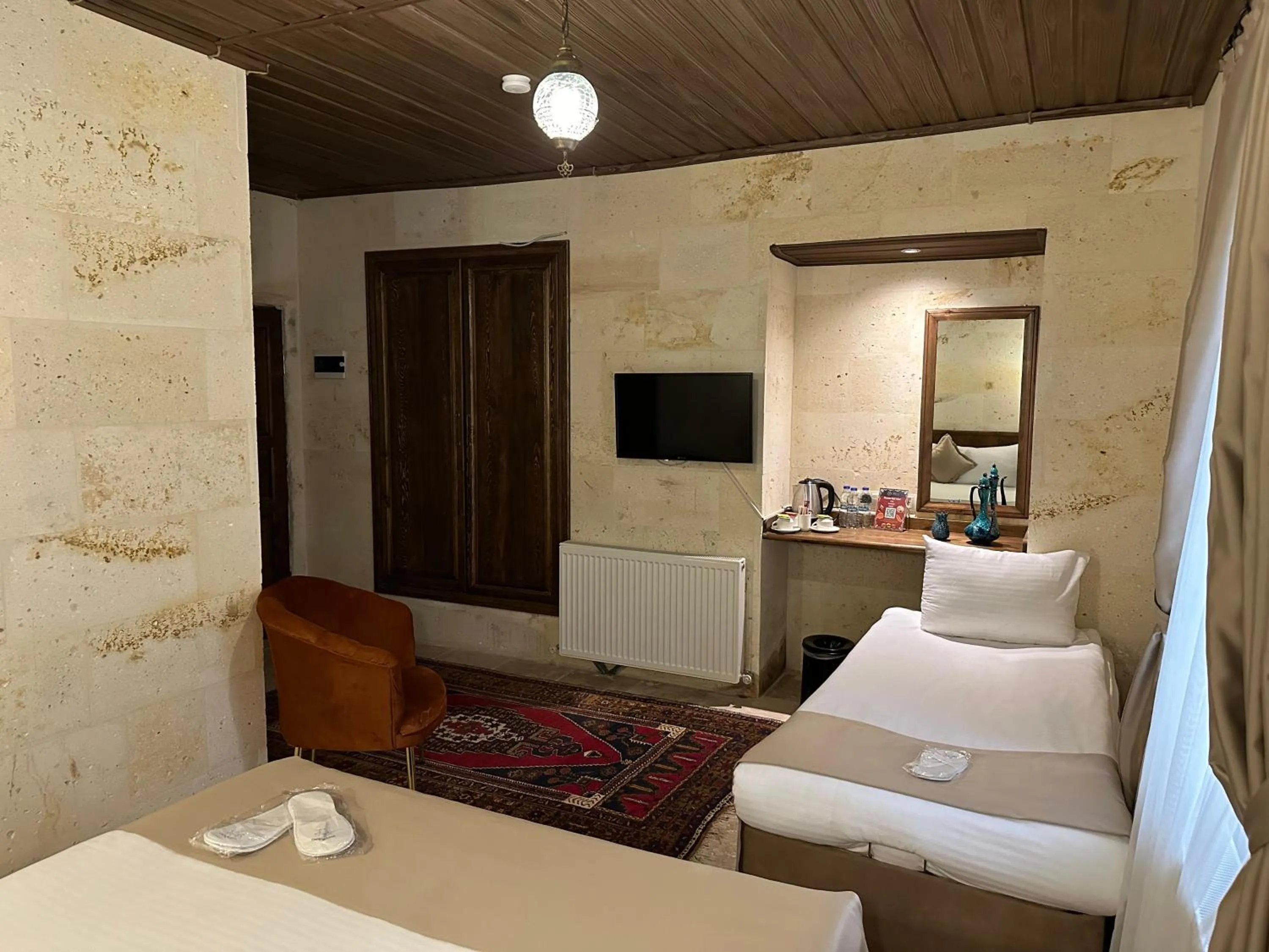 Bed in Virtus Cappadocia Hotel Göreme