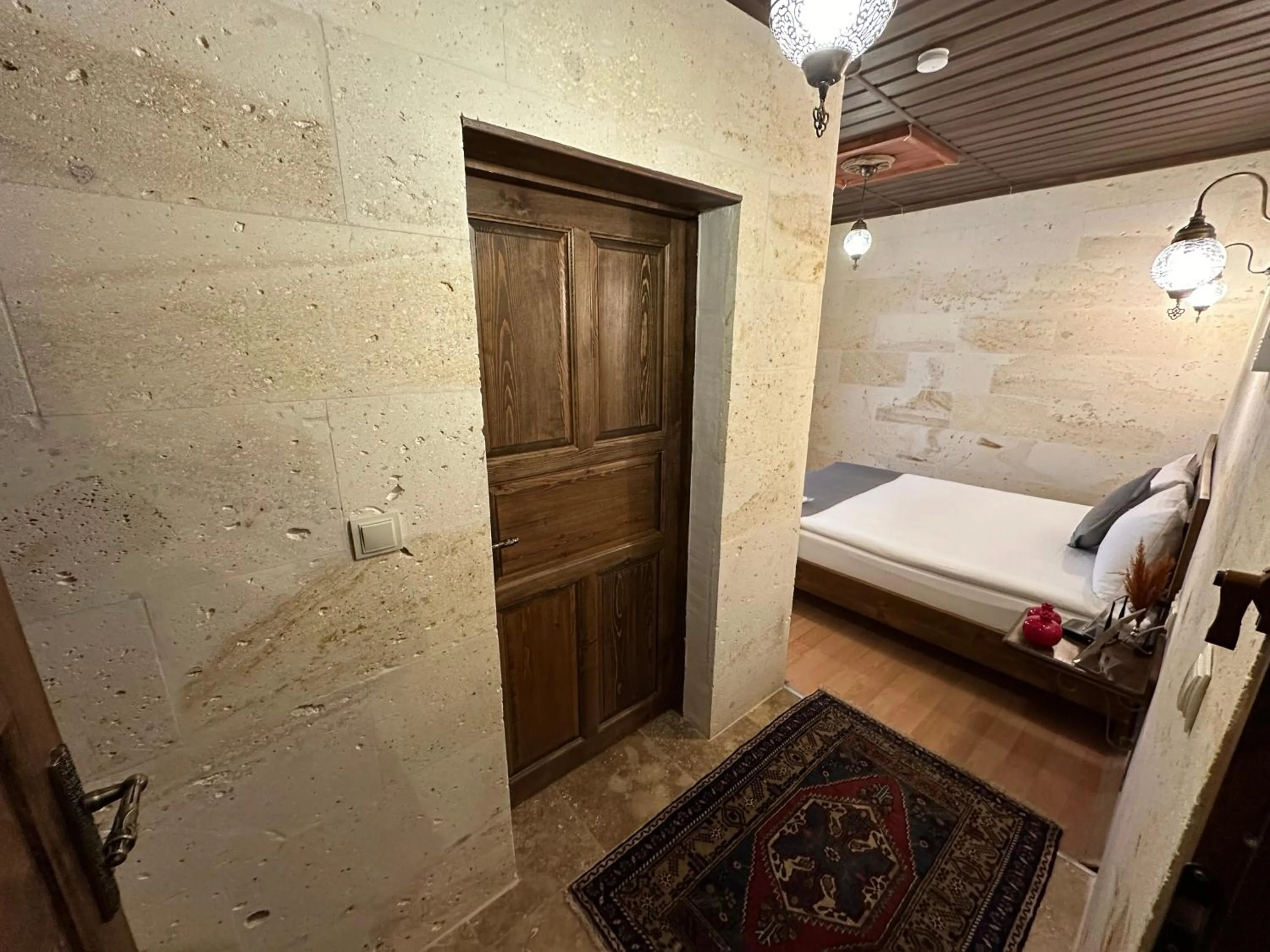 Bed in Virtus Cappadocia Hotel Göreme