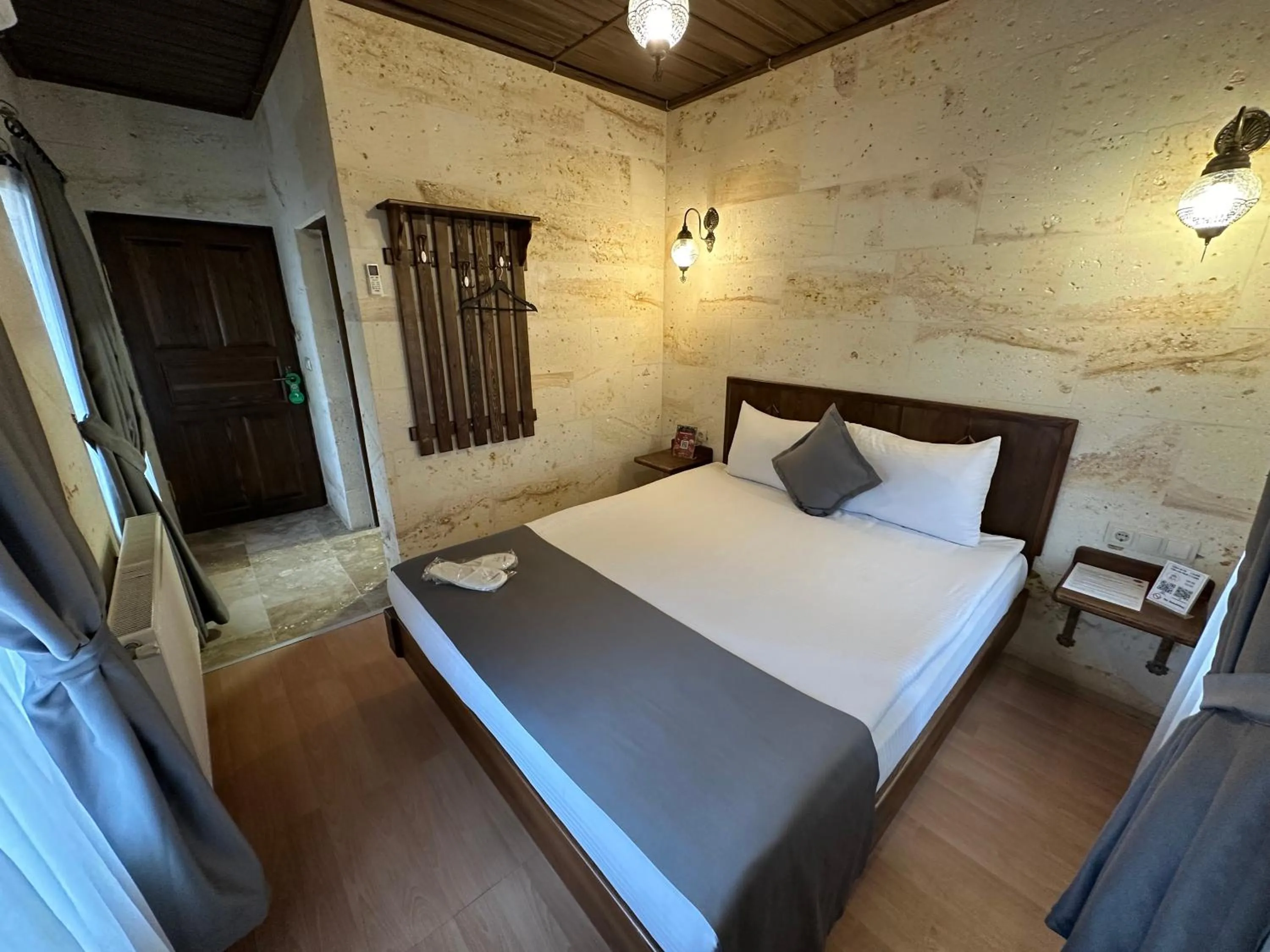 Bed in Virtus Cappadocia Hotel Göreme