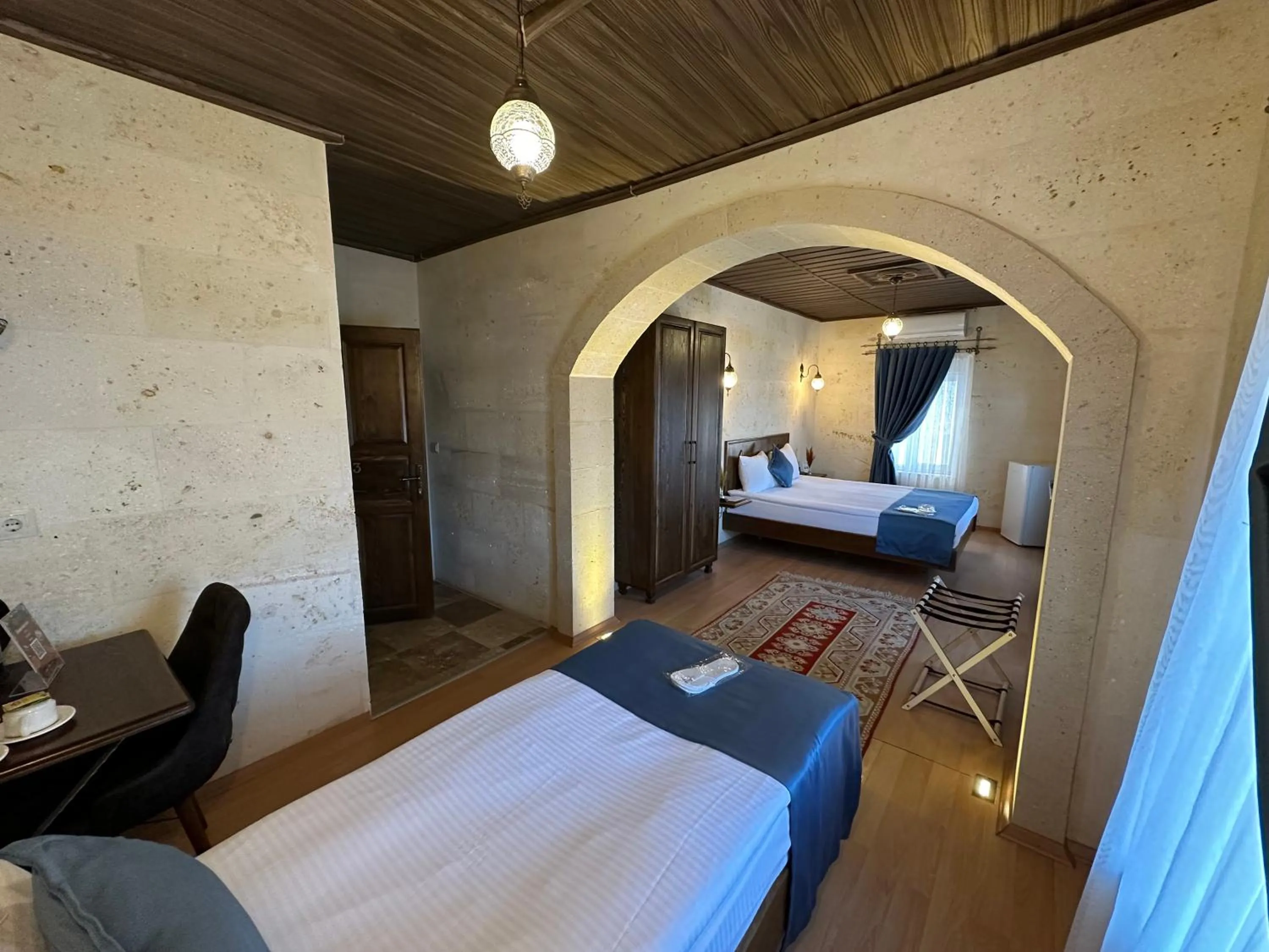 Bed in Virtus Cappadocia Hotel Göreme