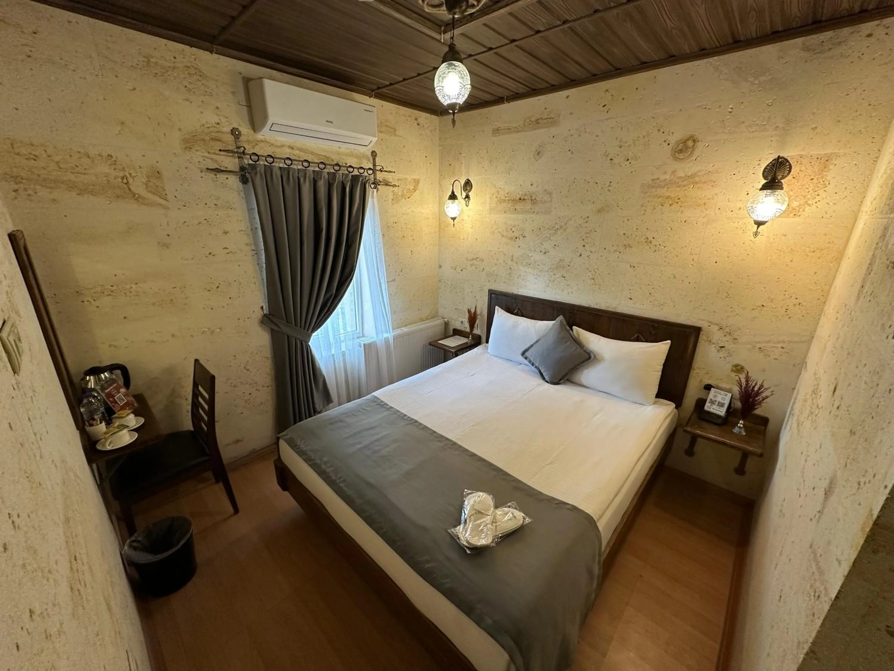 Bed in Virtus Cappadocia Hotel Göreme