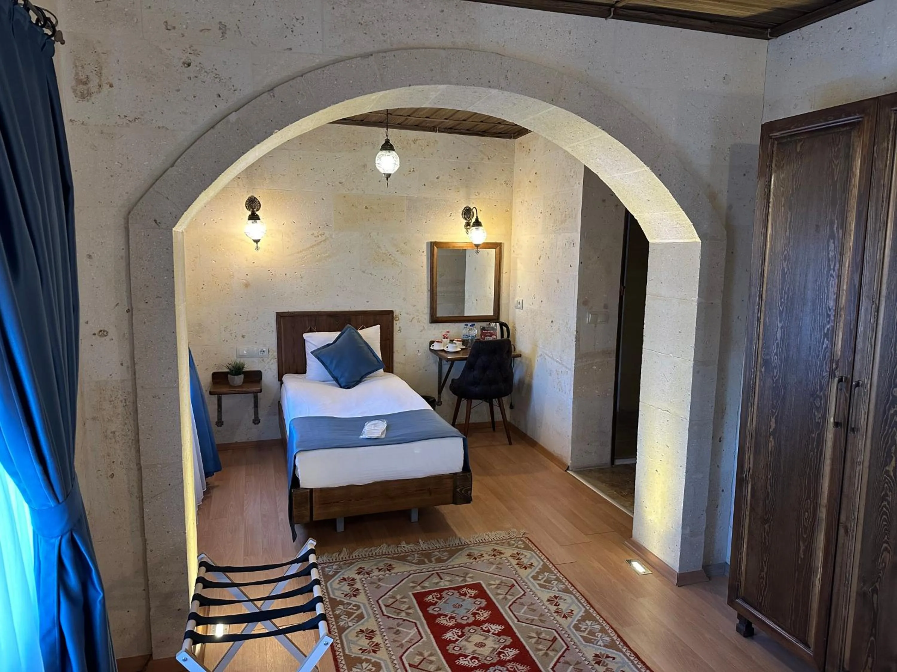 Bed in Virtus Cappadocia Hotel Göreme