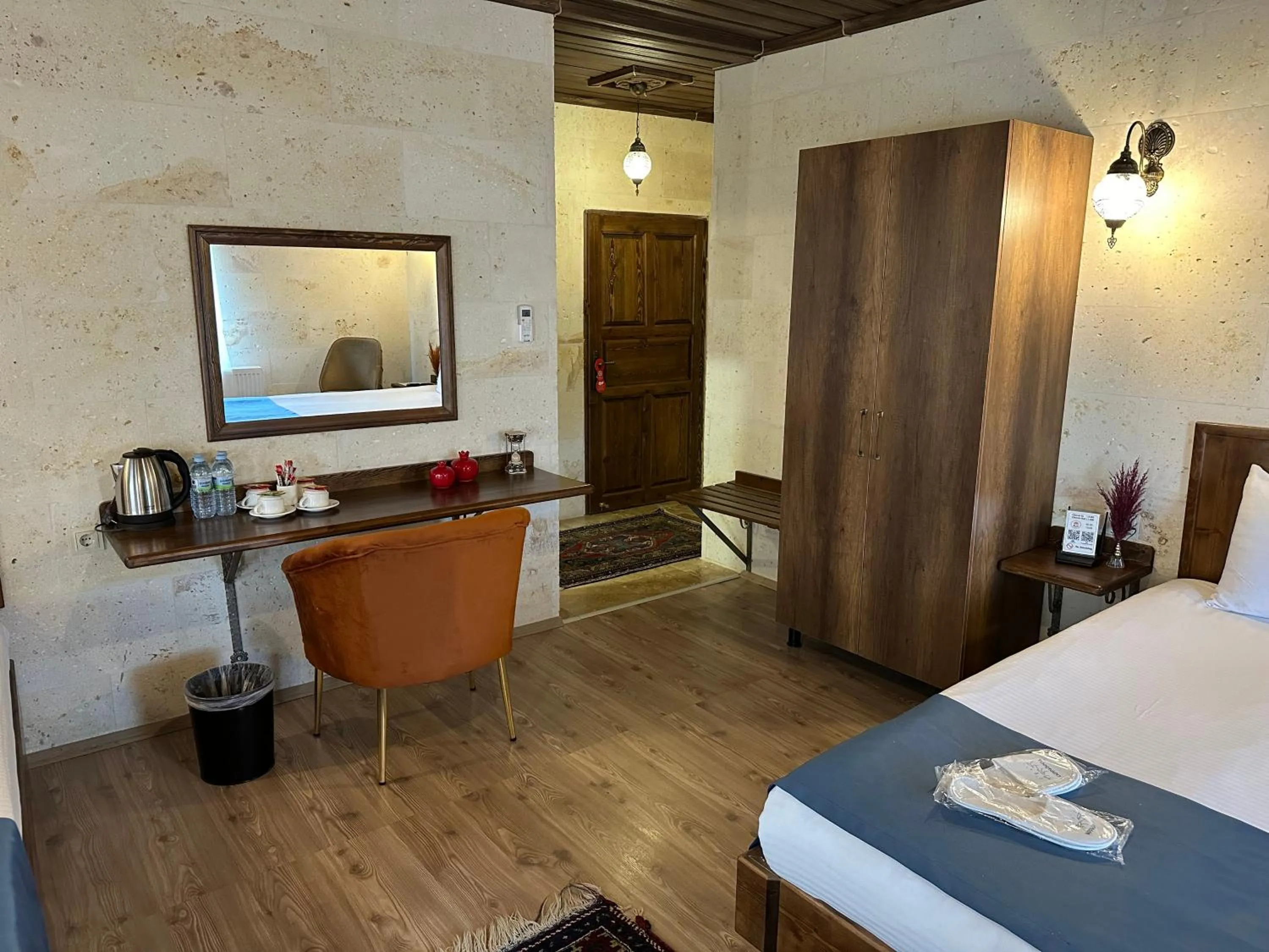 Bed in Virtus Cappadocia Hotel Göreme