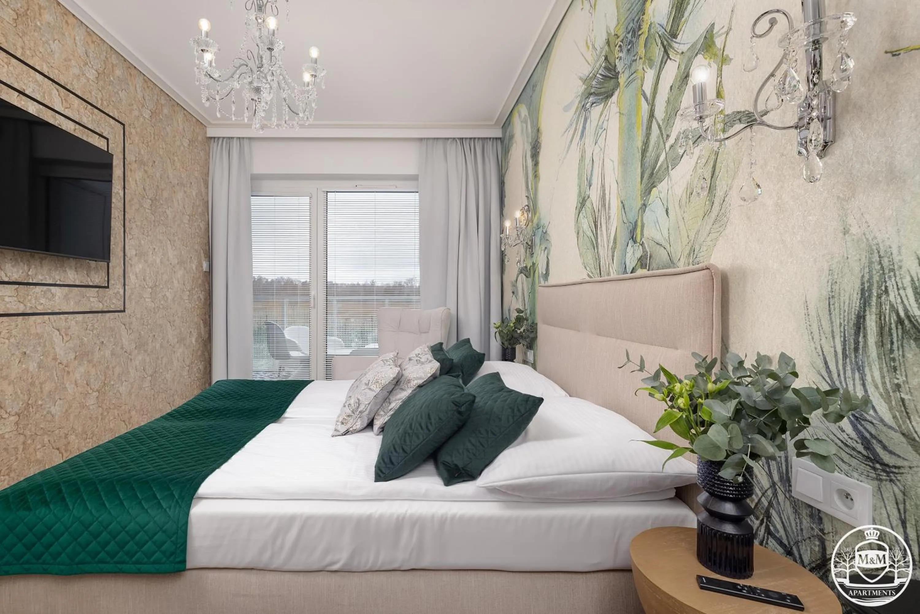 Bed in Polanki Aqua - Aquapark, Free Parking, Apartments M&M Kołobrzeg