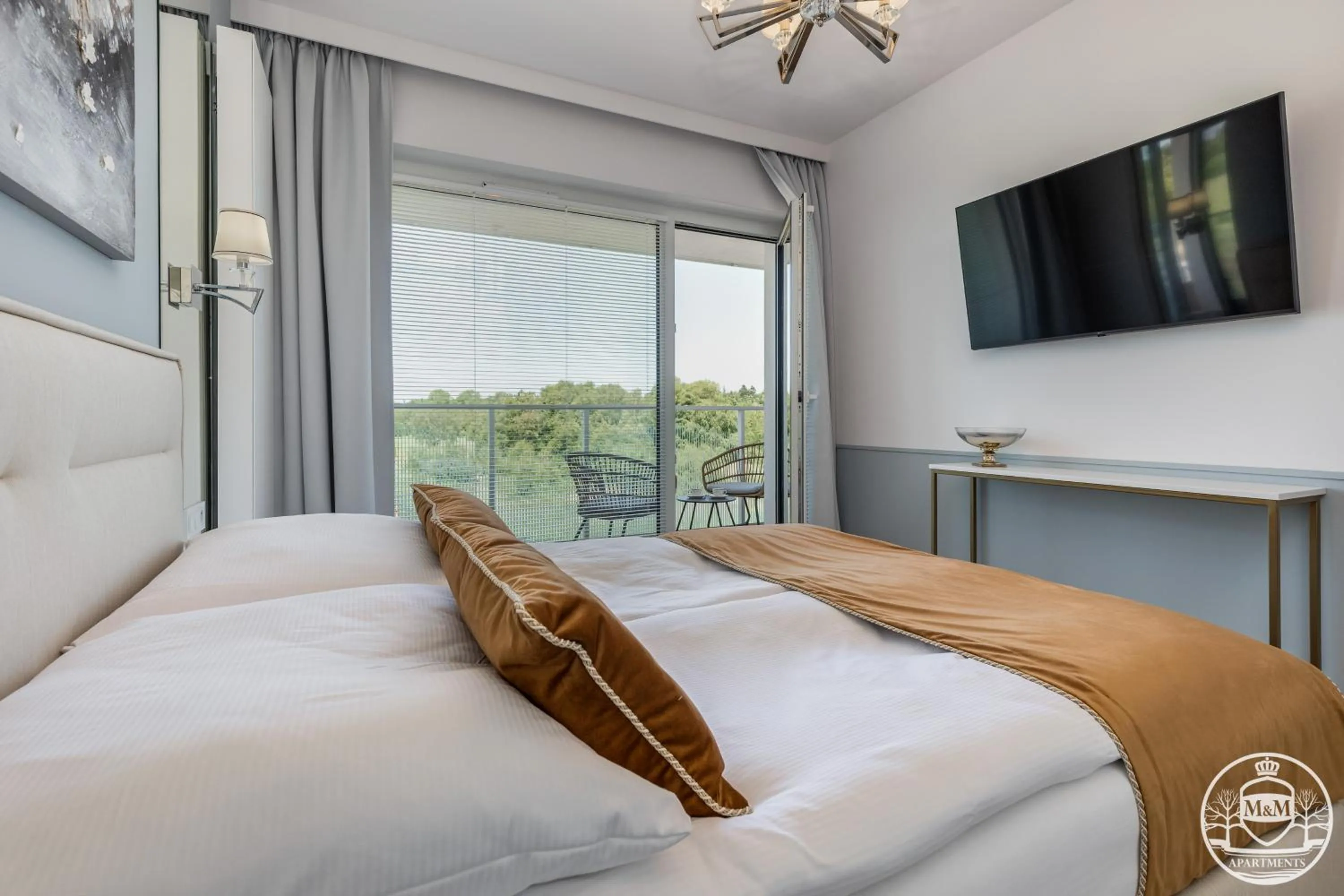 Bed in Polanki Aqua - Aquapark, Free Parking, Apartments M&M Kołobrzeg