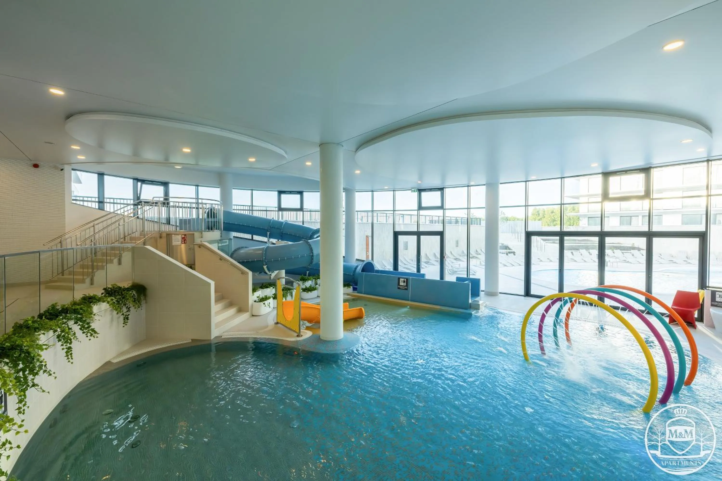 Aqua park in Polanki Aqua - Aquapark, Free Parking, Apartments M&M Kołobrzeg