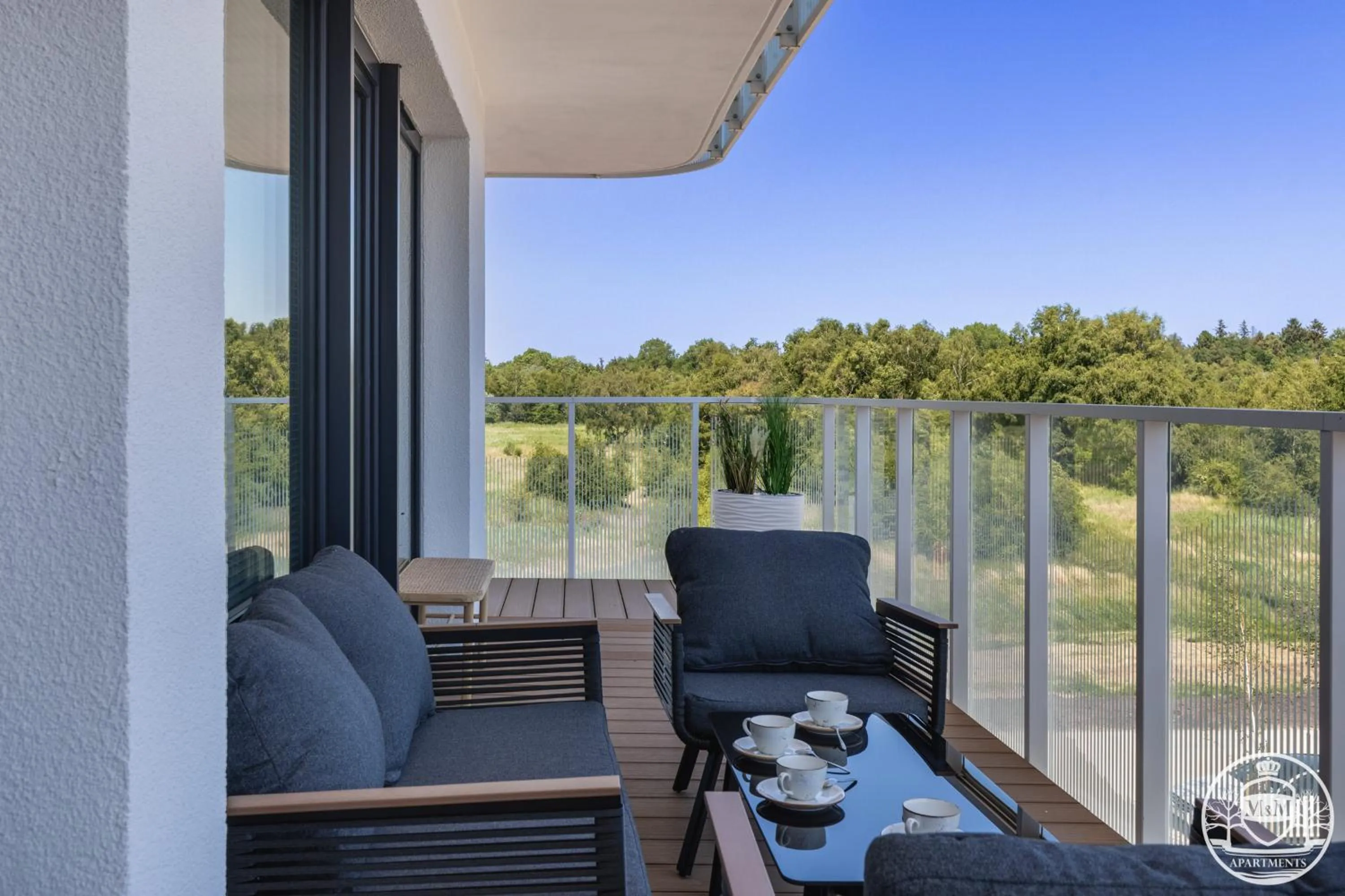 Patio in Polanki Aqua - Aquapark, Free Parking, Apartments M&M Kołobrzeg