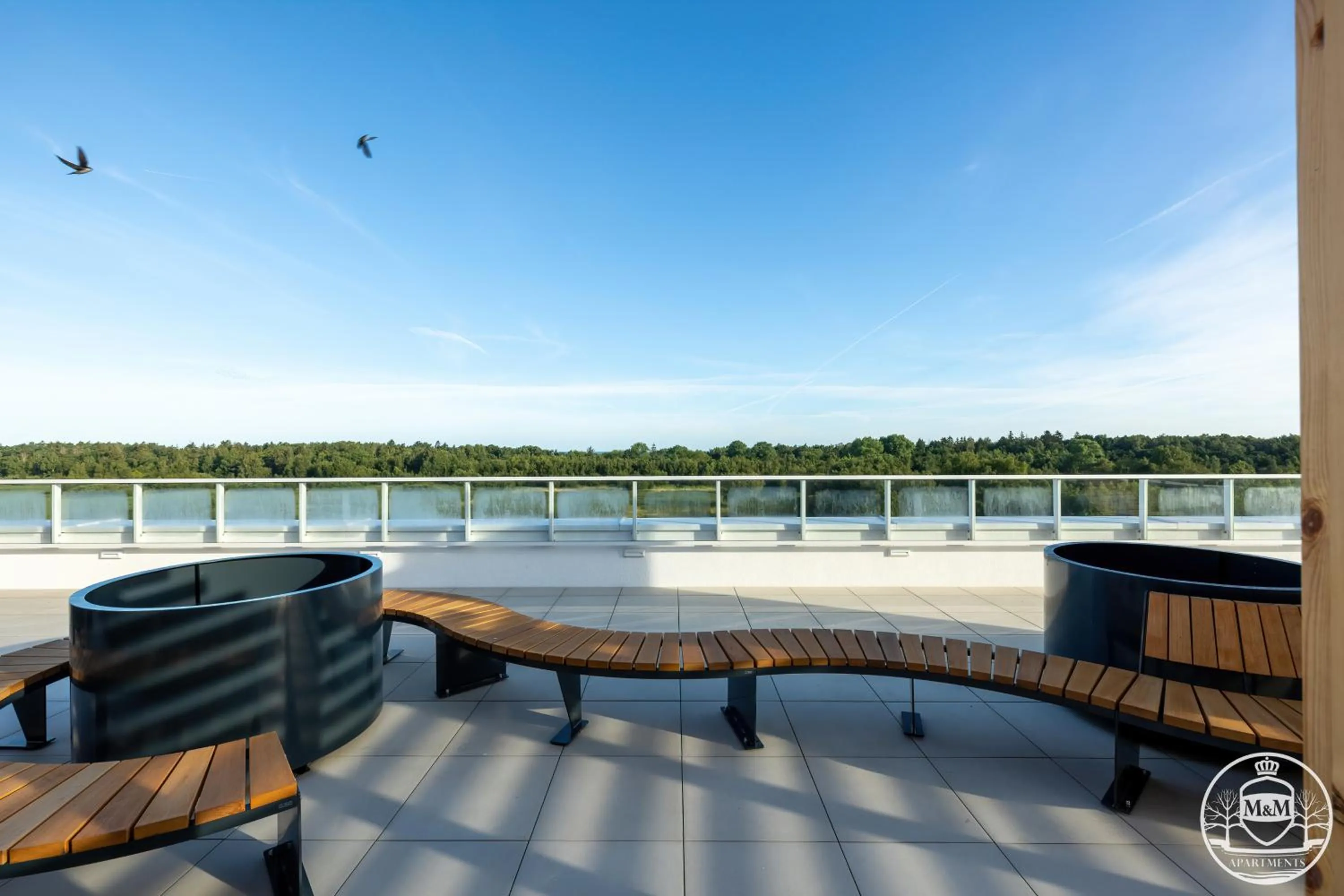 Patio in Polanki Aqua - Aquapark, Free Parking, Apartments M&M Kołobrzeg