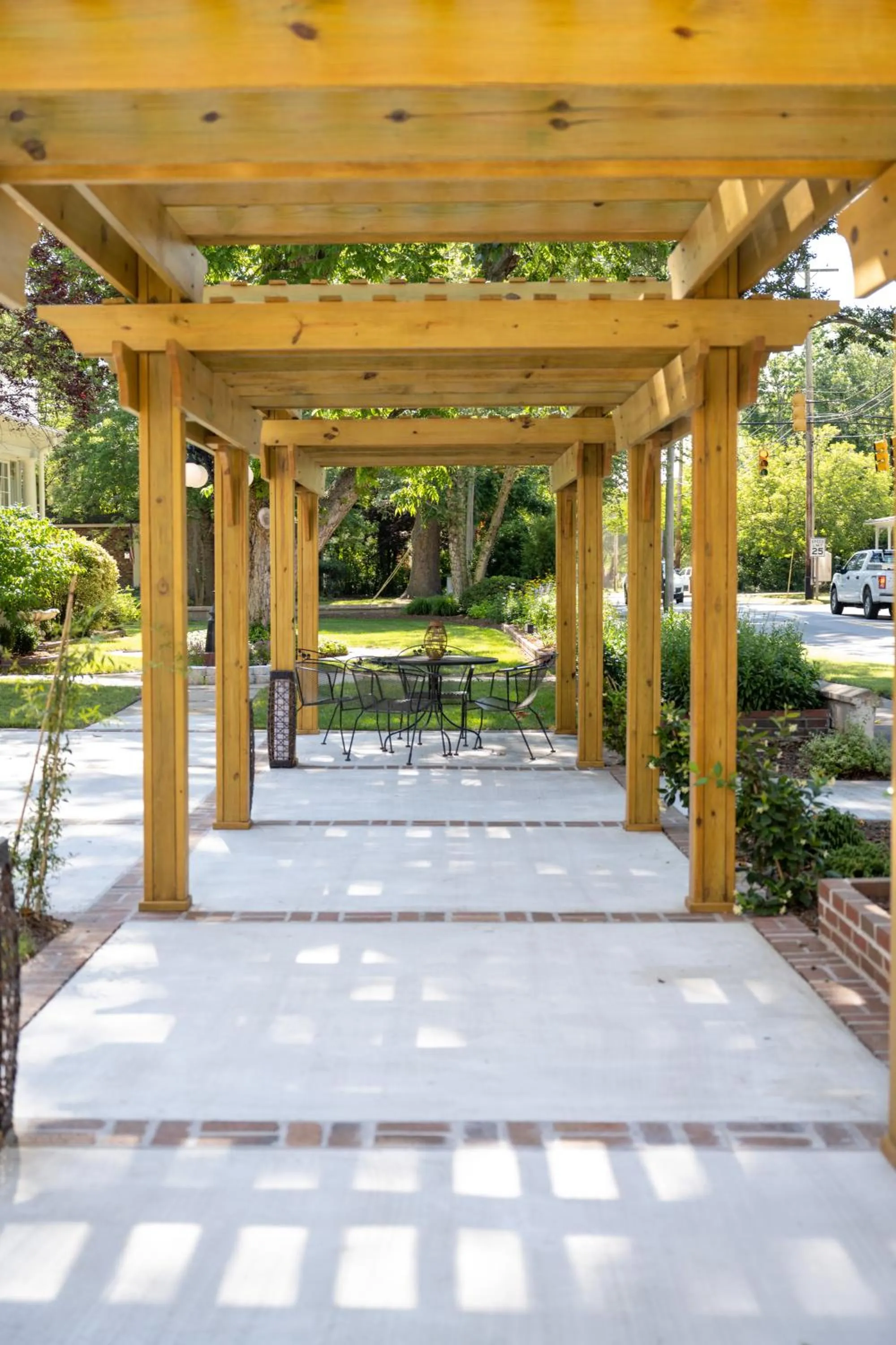 Patio in The Edenton Collection-The Granville Queen Inn