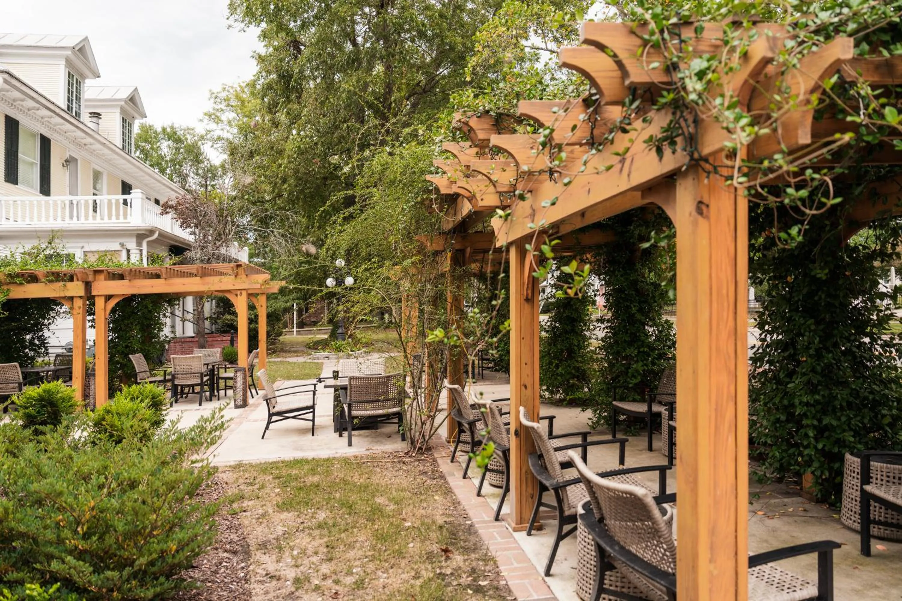 Patio in The Edenton Collection-The Granville Queen Inn