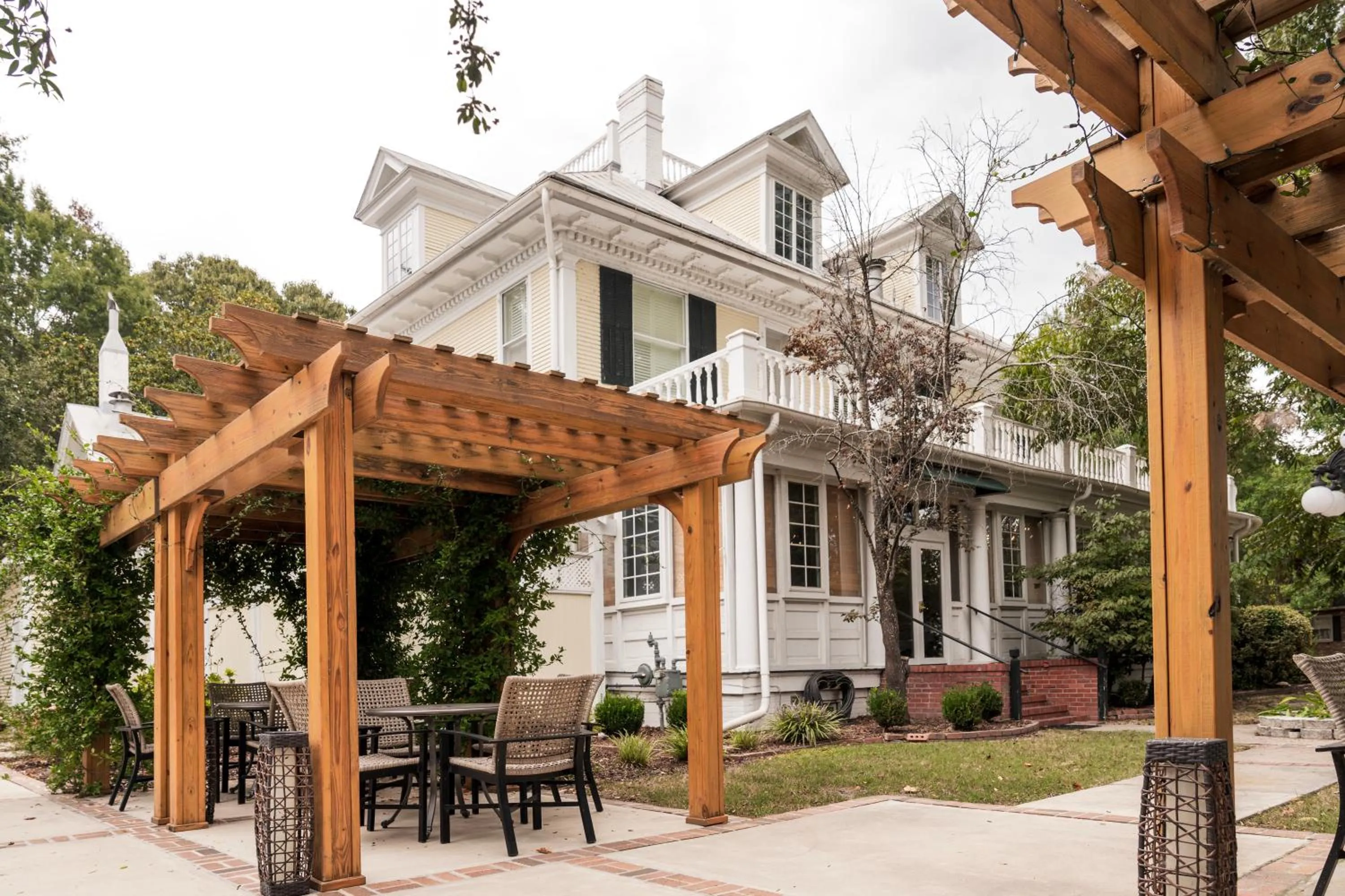 Patio in The Edenton Collection-The Granville Queen Inn