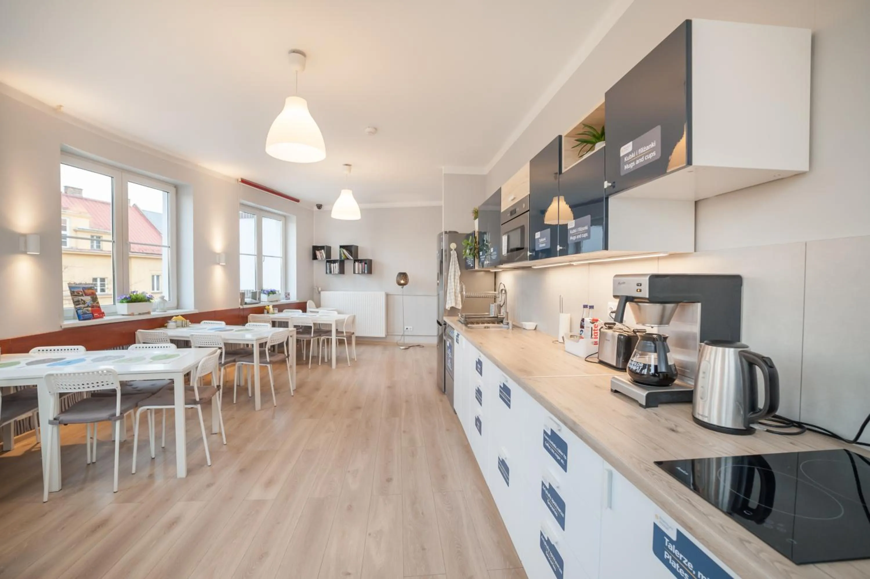 Communal kitchen in Premium Hostel