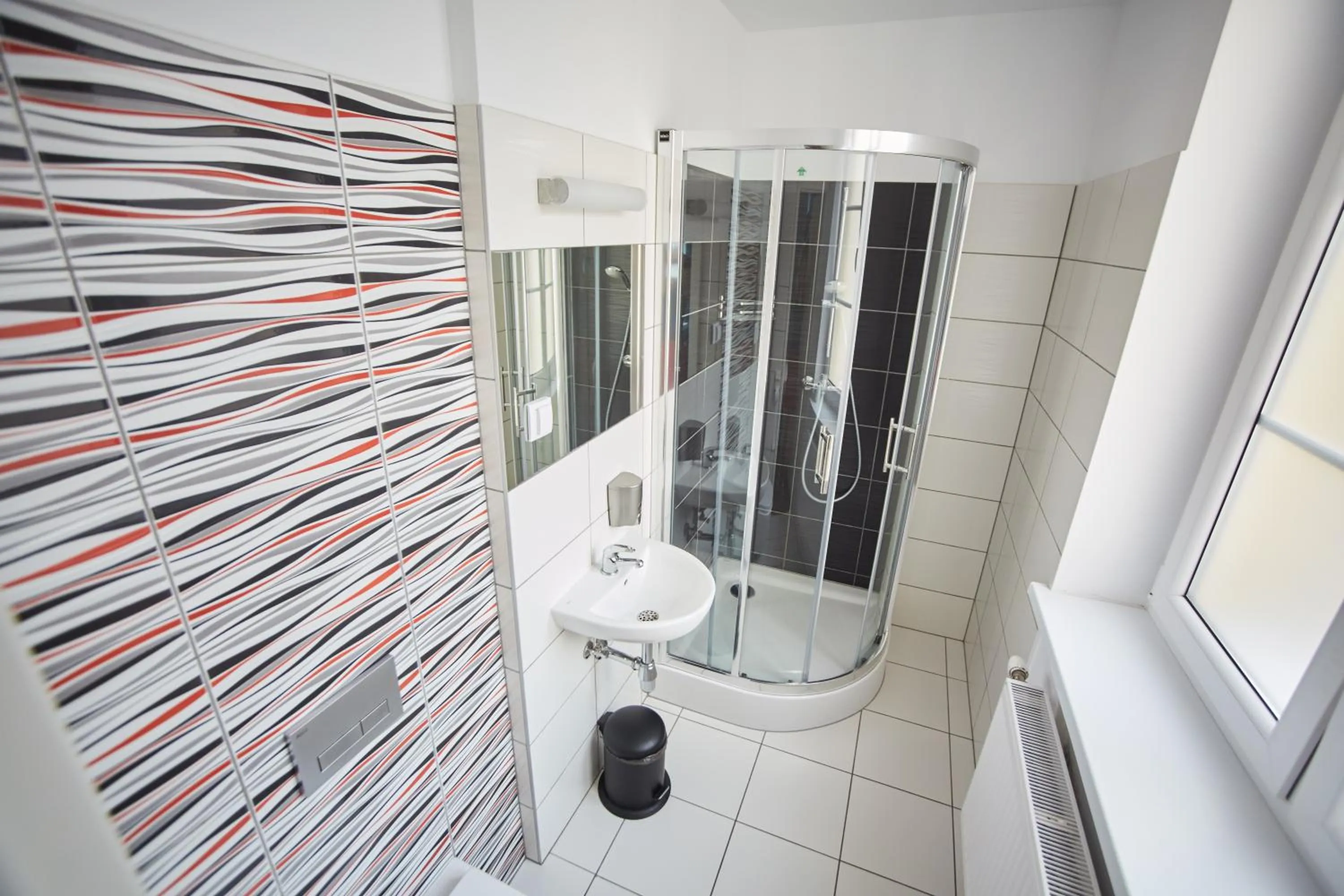 Shower in Premium Hostel