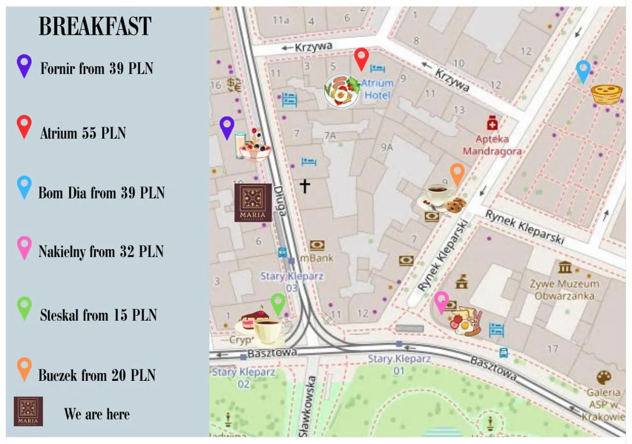 Restaurant/places to eat in Aparthotel Maria