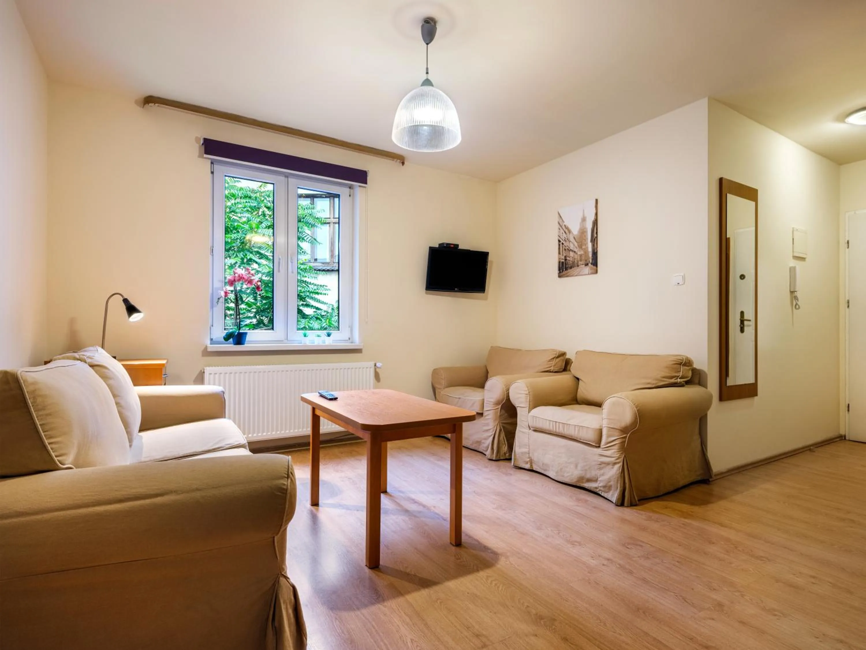 Living room in Kosmopolita Rooms