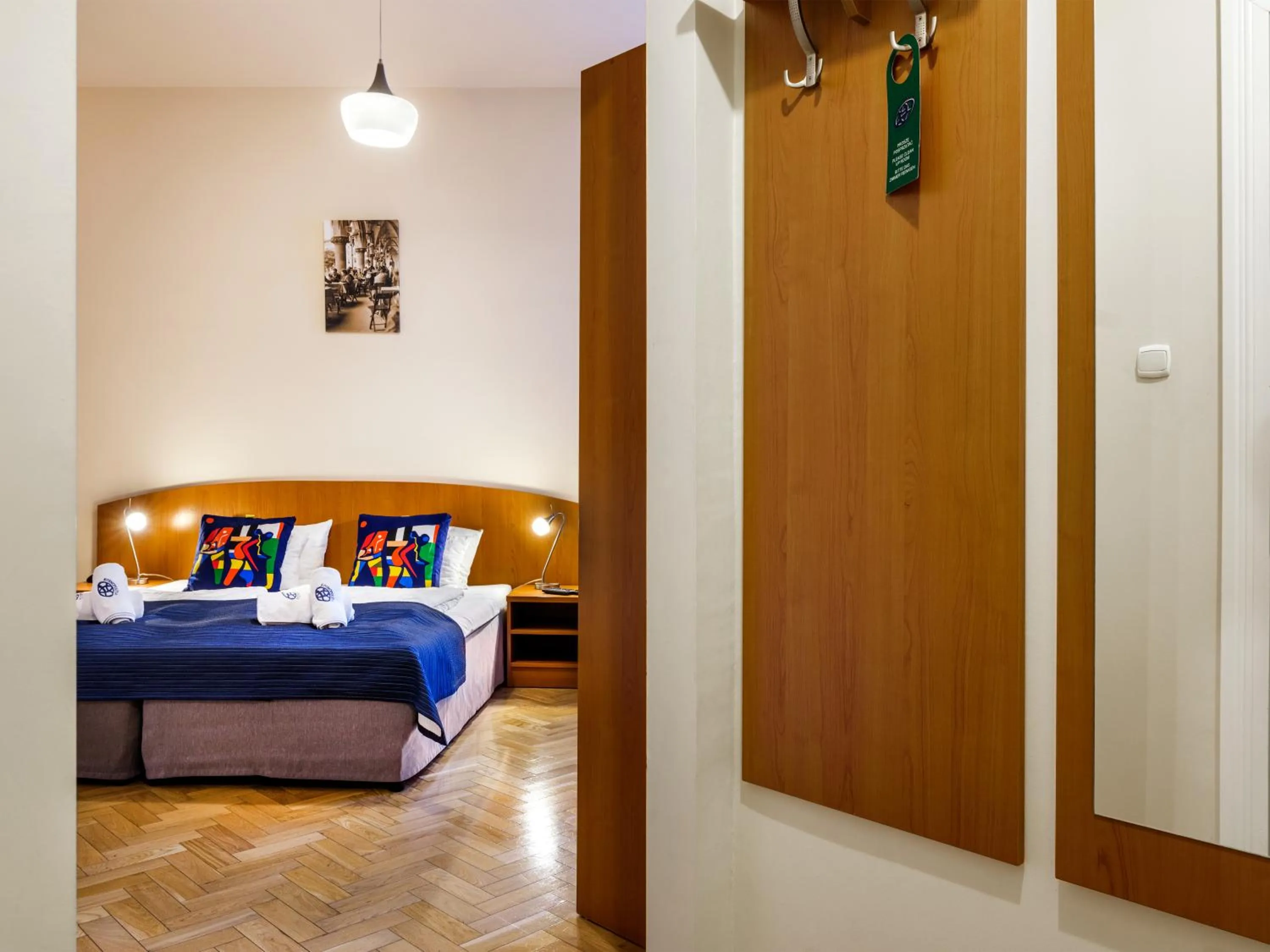 Bed in Kosmopolita Rooms