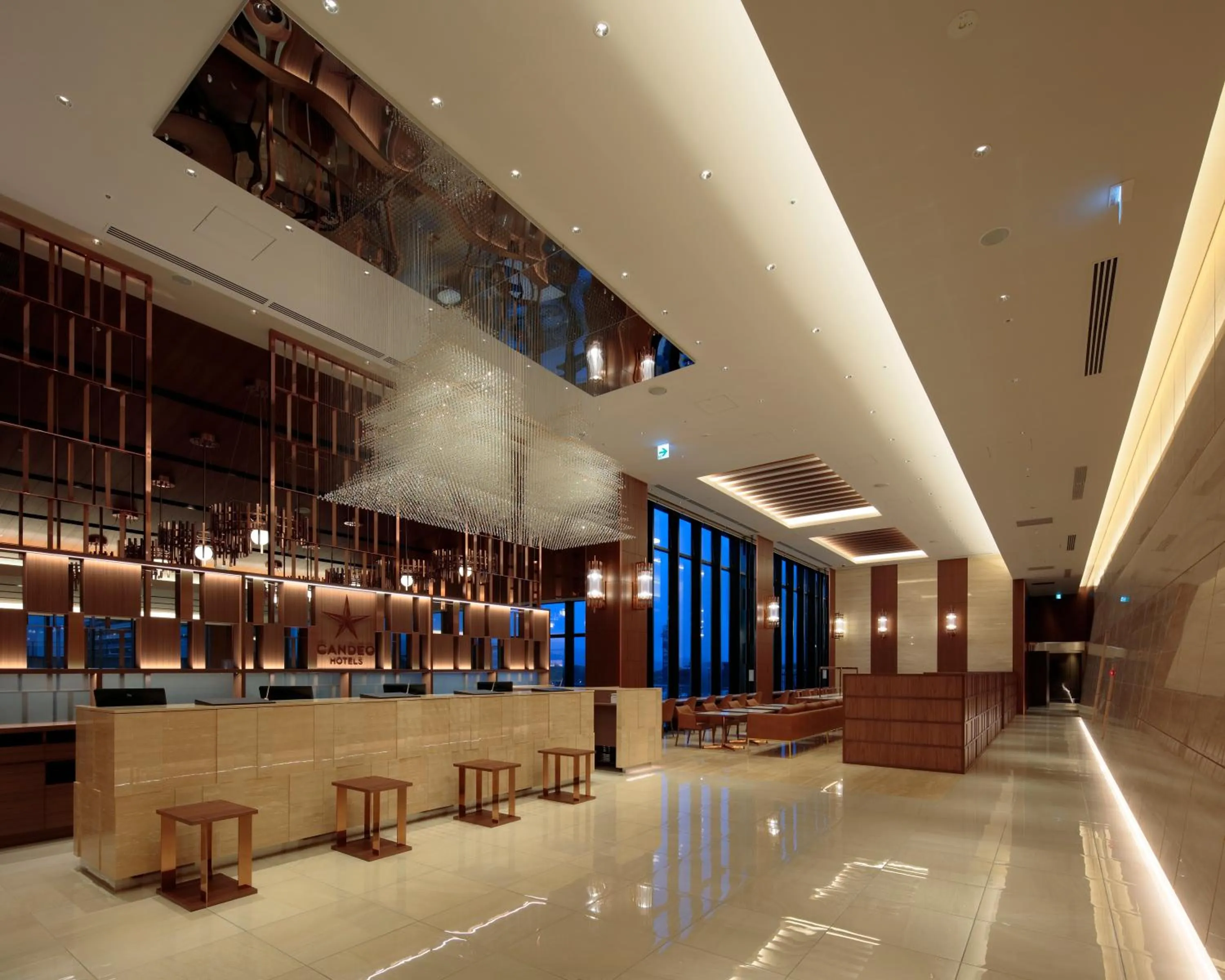 Lobby or reception in Candeo Hotels Kumamoto Shinshigai