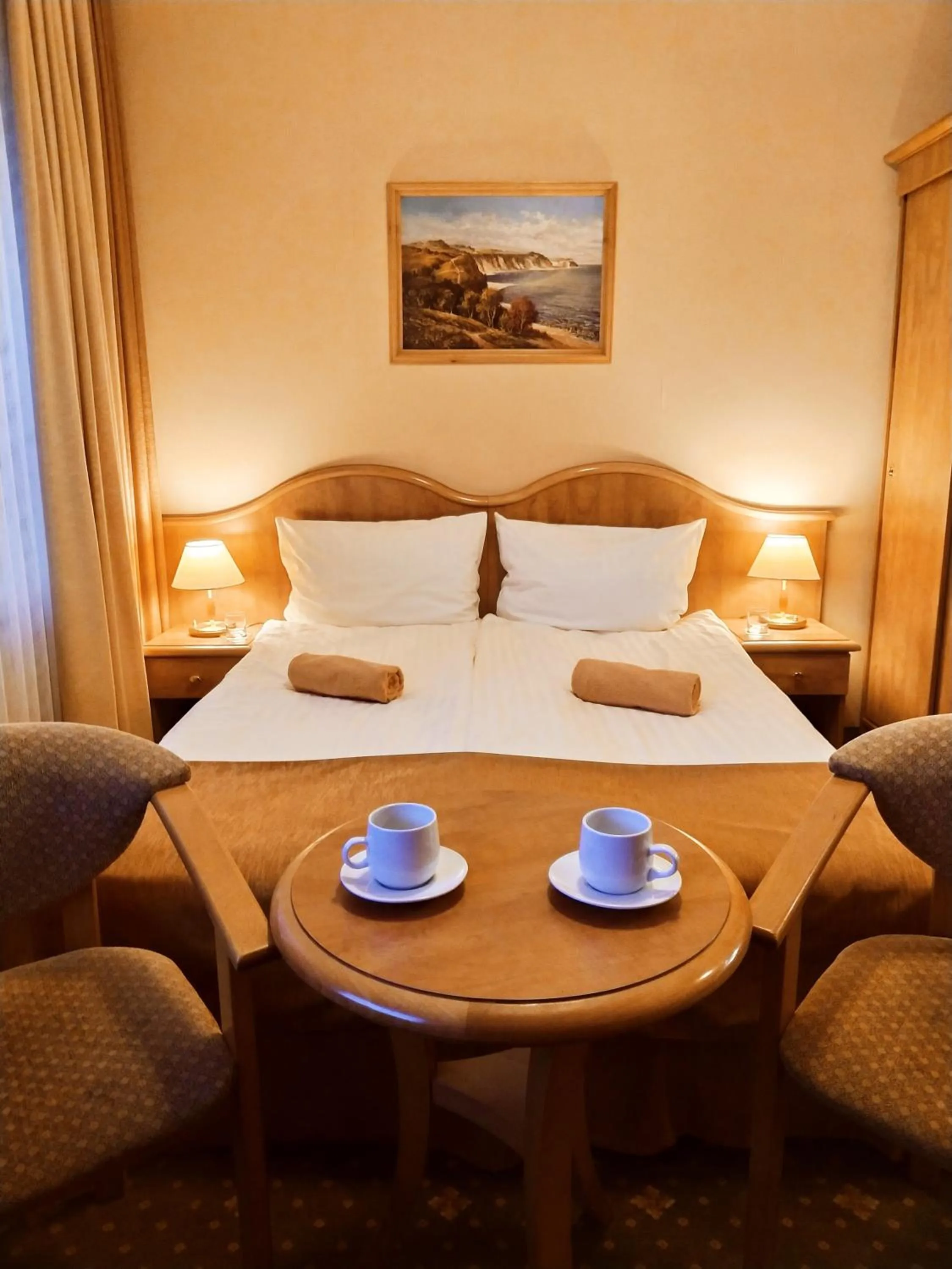 Bed in Hotel Polaris