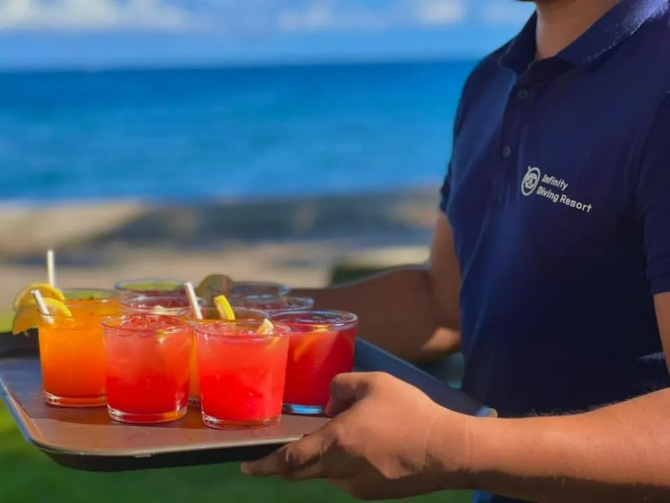 Food and drinks in Infinity Diving Resort and Residences