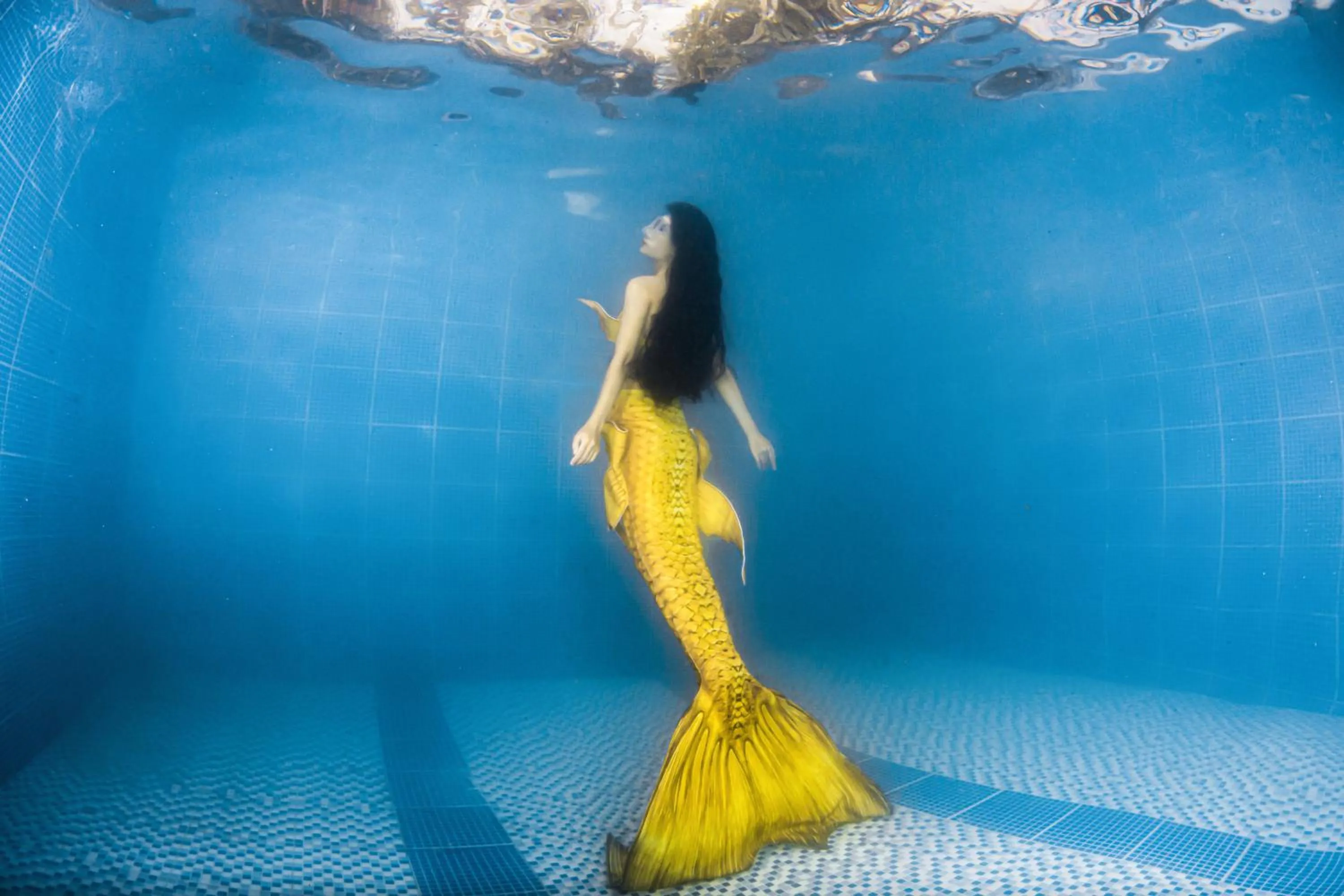 People in Infinity Diving Resort and Residences