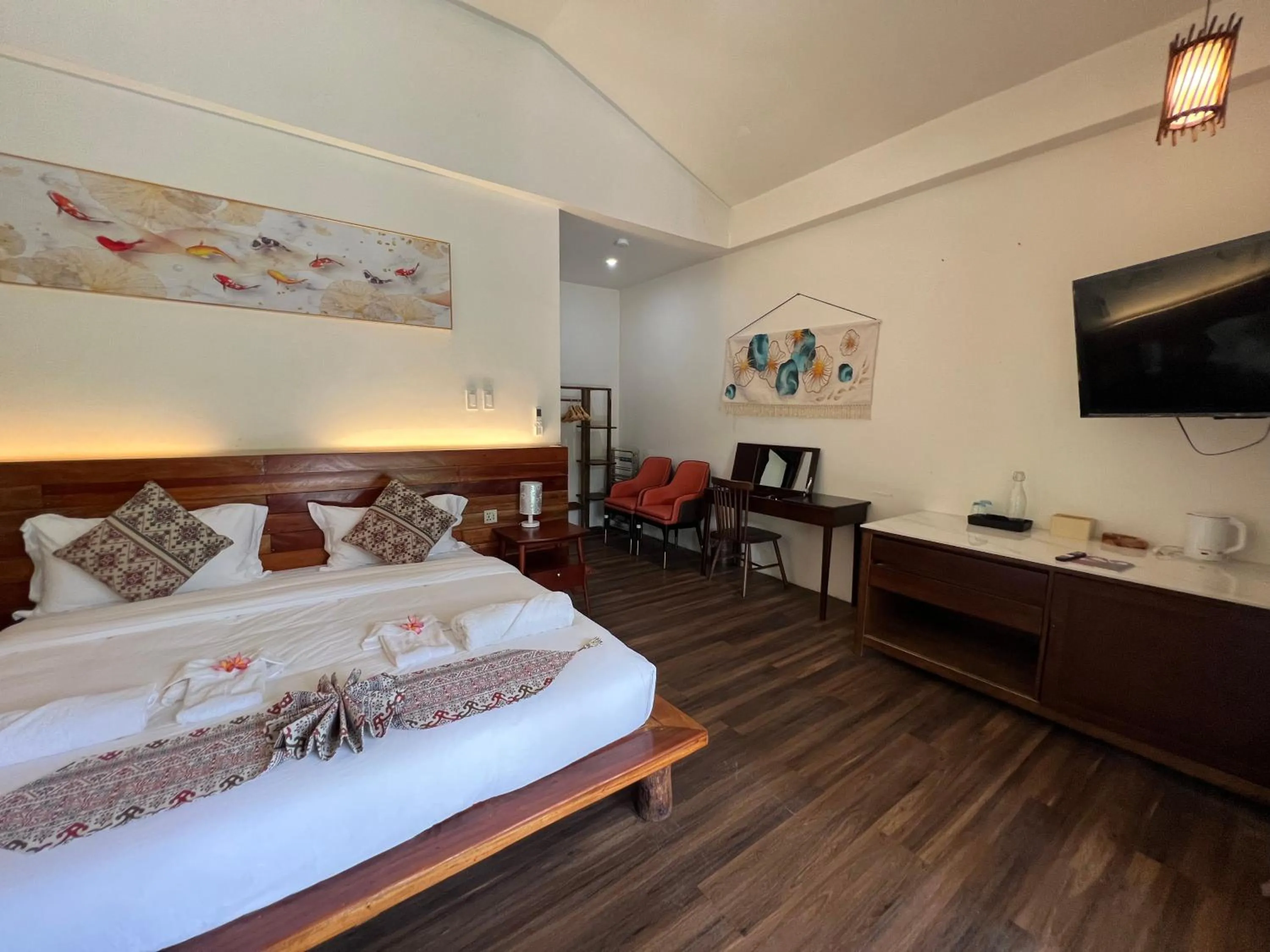 Bed in Infinity Diving Resort and Residences