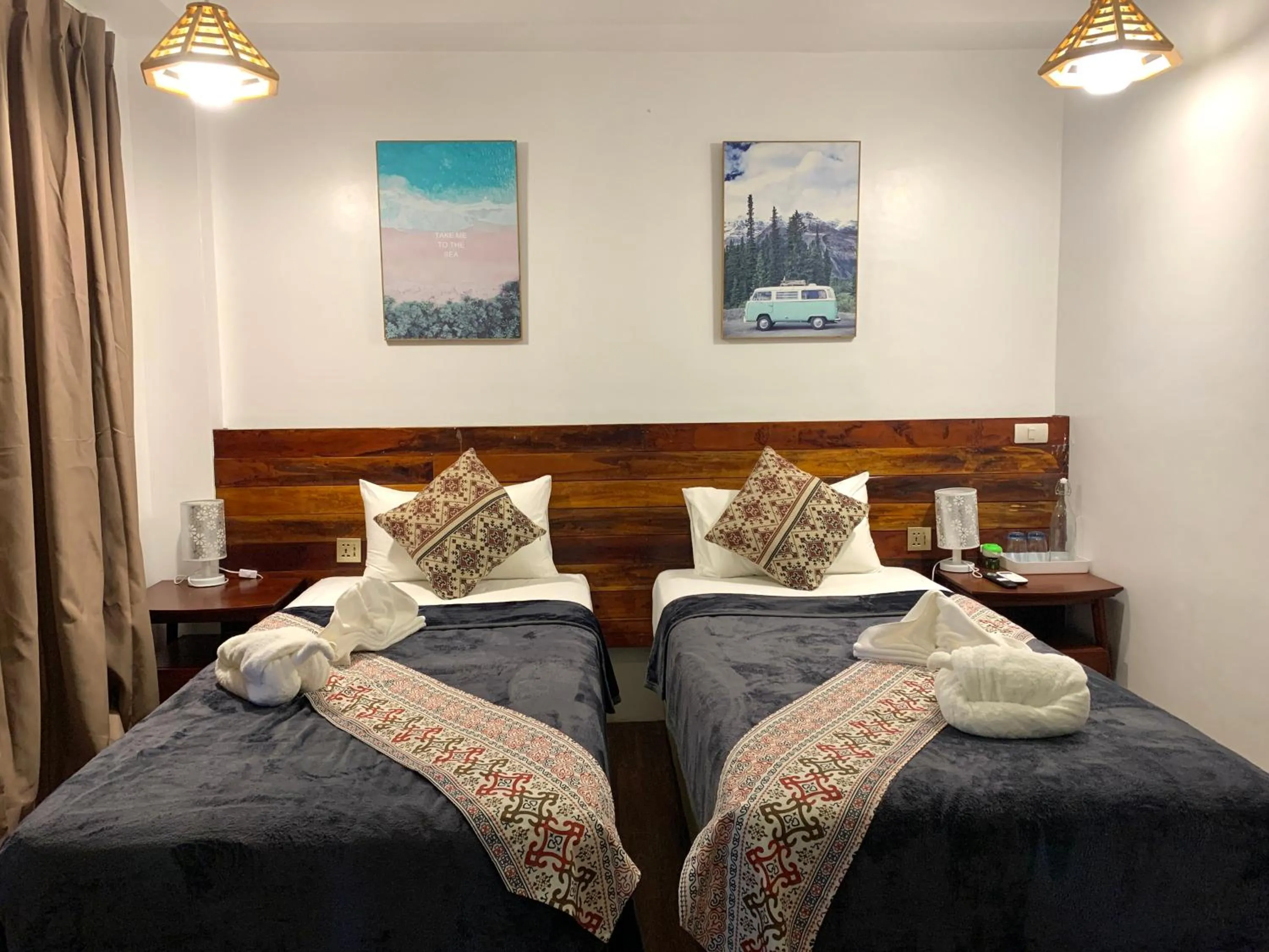 Bed in Infinity Diving Resort and Residences