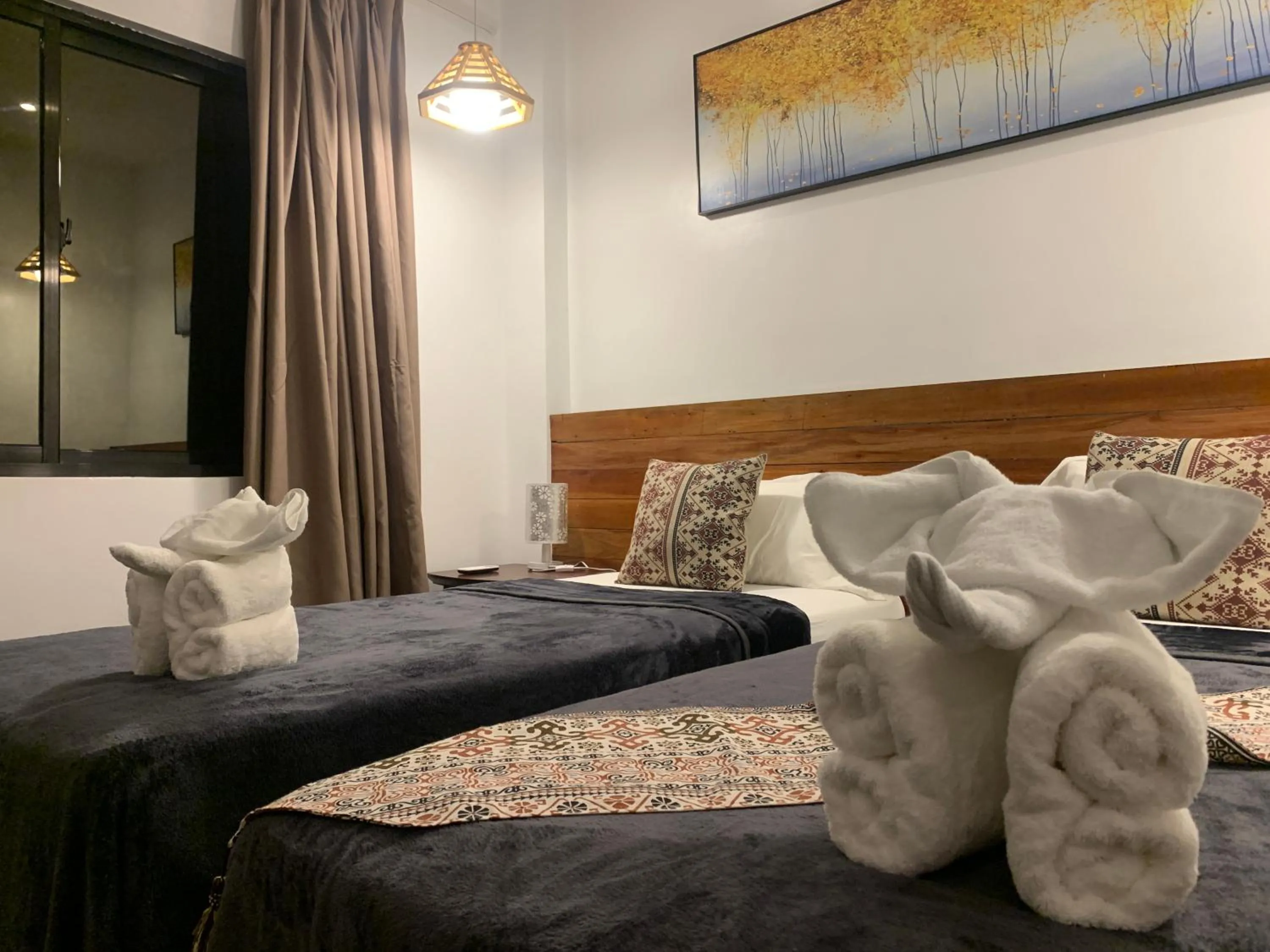 Bed in Infinity Diving Resort and Residences