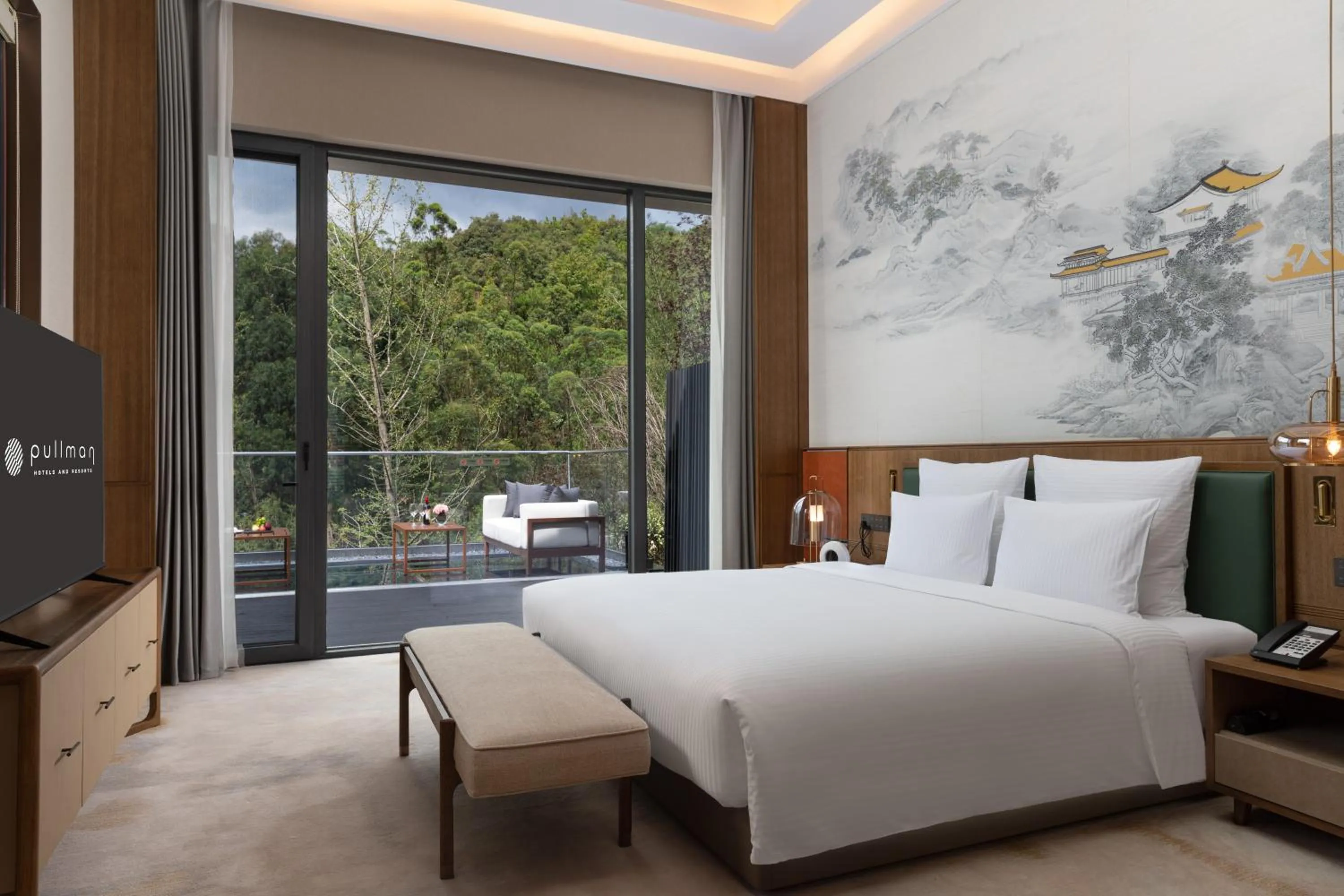 Bedroom, Bed in Pullman Yuxi