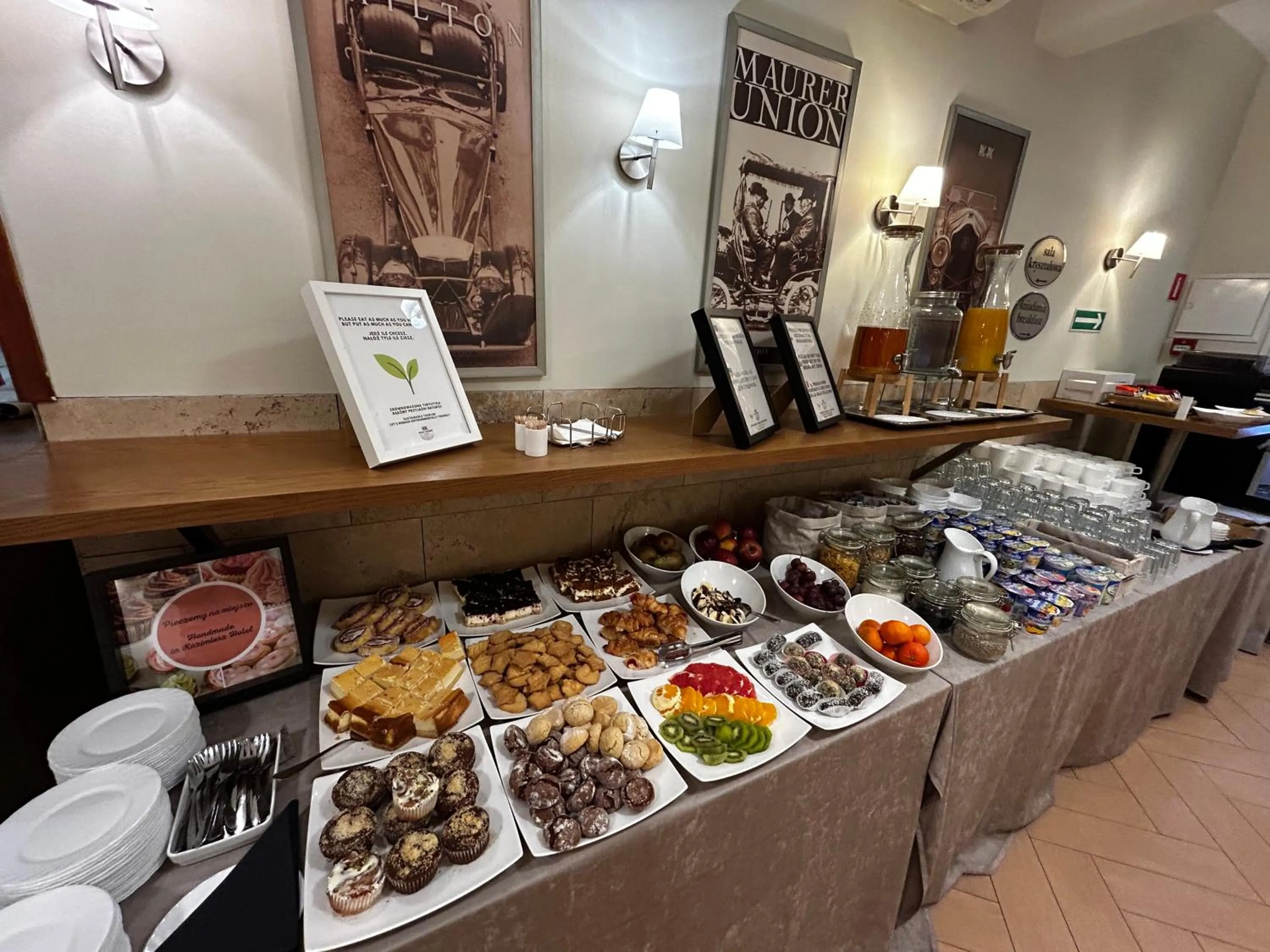 Breakfast in Hotel Kazimierz II