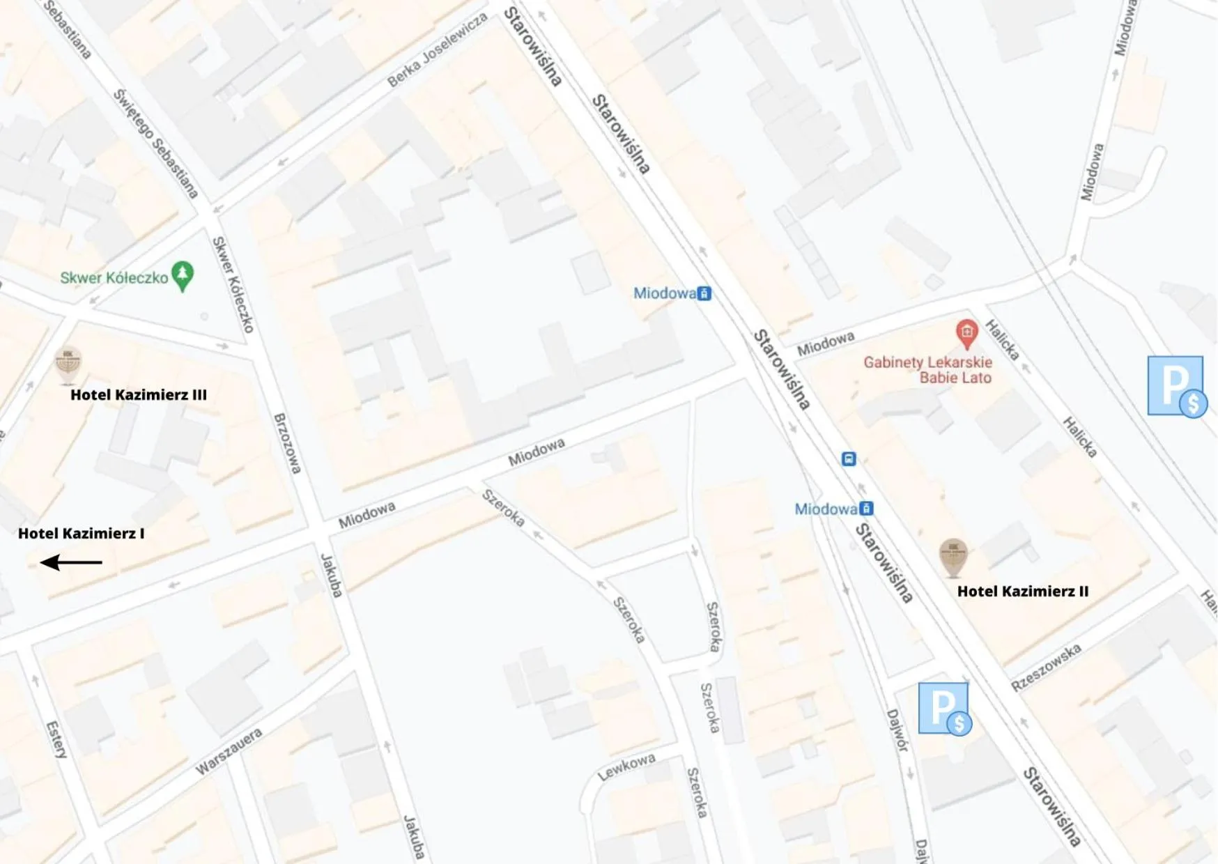 City view in Hotel Kazimierz II