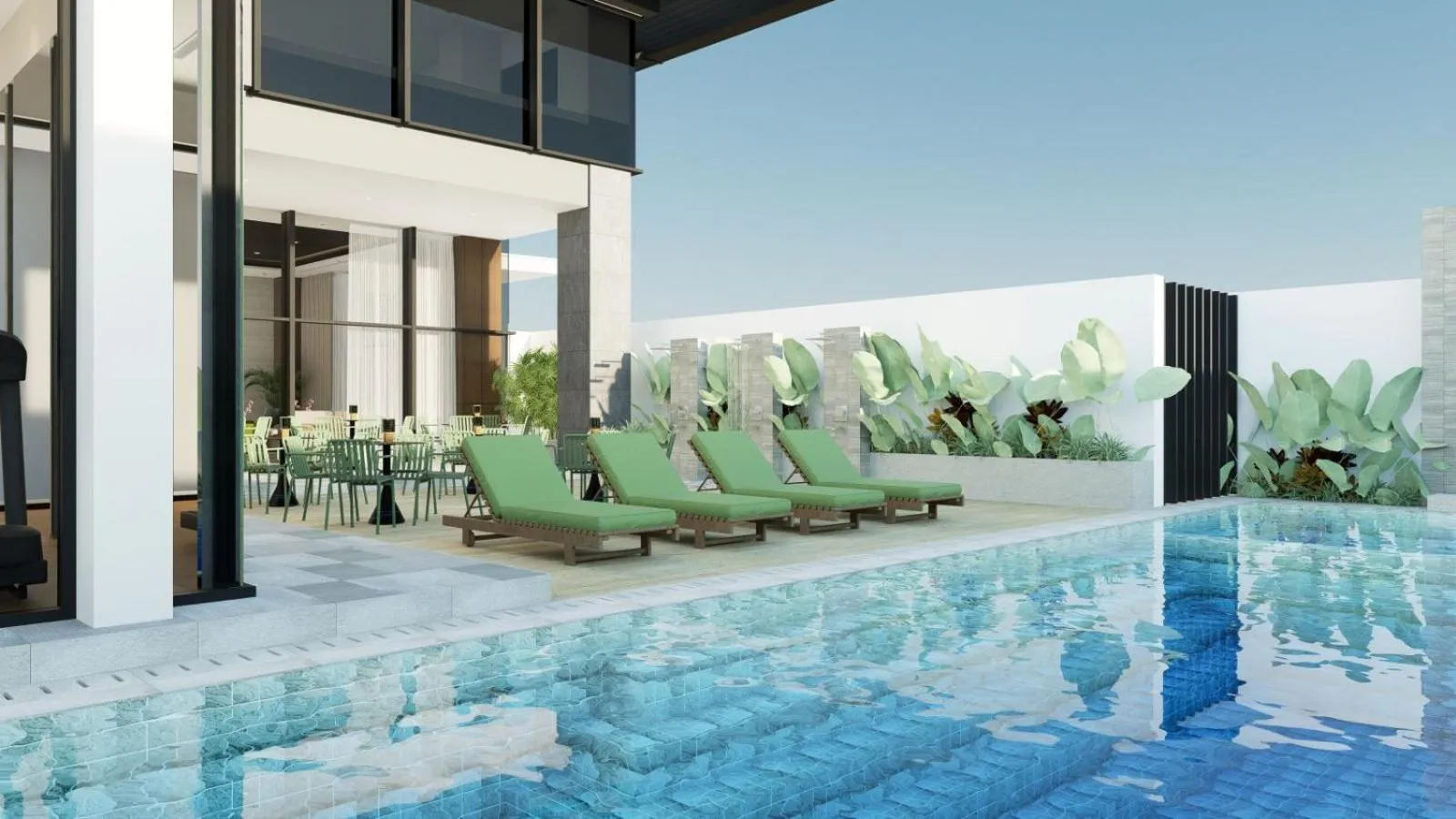 Pool view in Seda Abreeza Davao