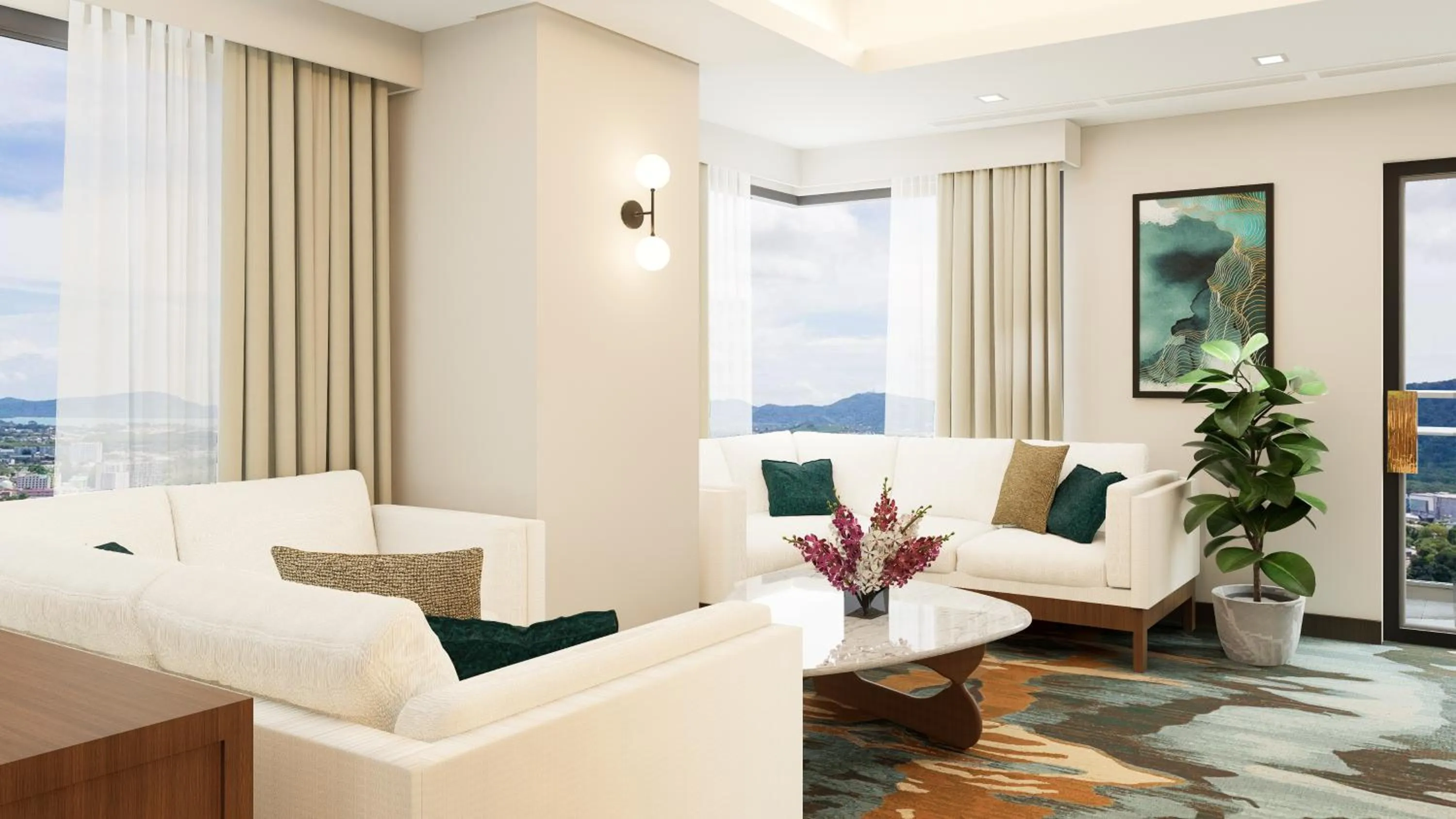 Seating area in Seda Abreeza Davao