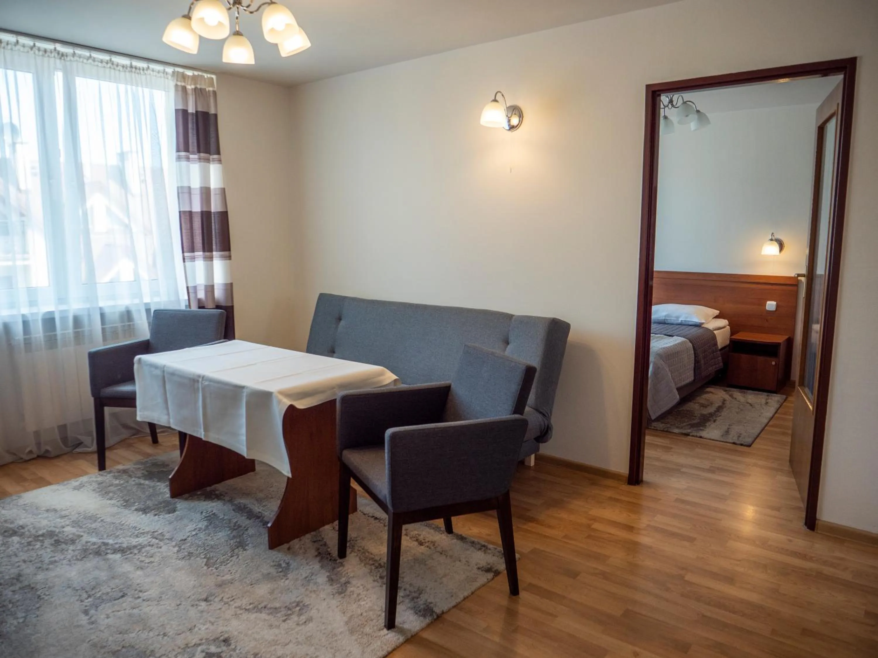 Living room, Bed in Kolejarz Natura Tour