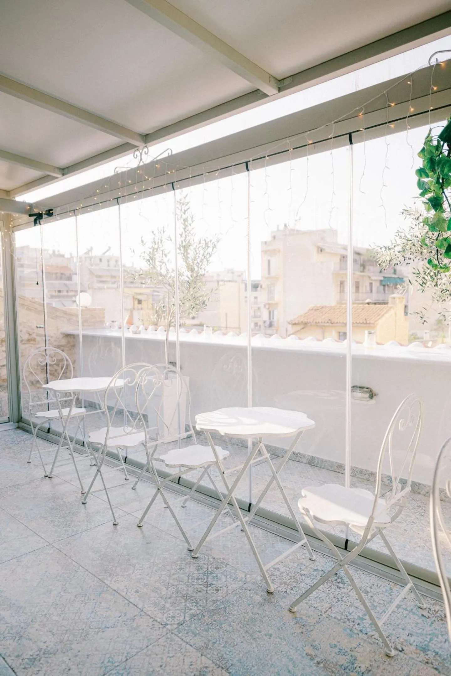 Patio in Neapolis 1897 Boutique Luxury Rooms