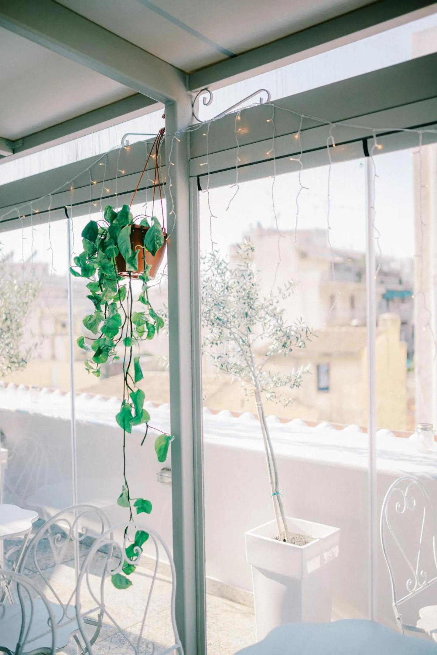 Patio in Neapolis 1897 Boutique Luxury Rooms