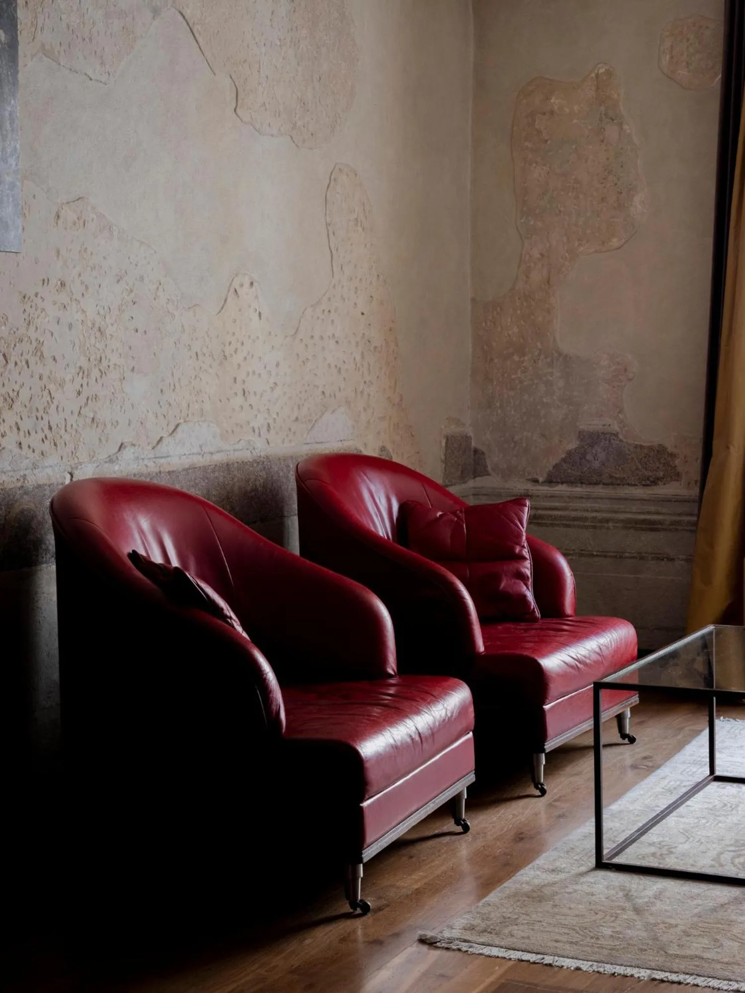 Seating area in Hotel Stary