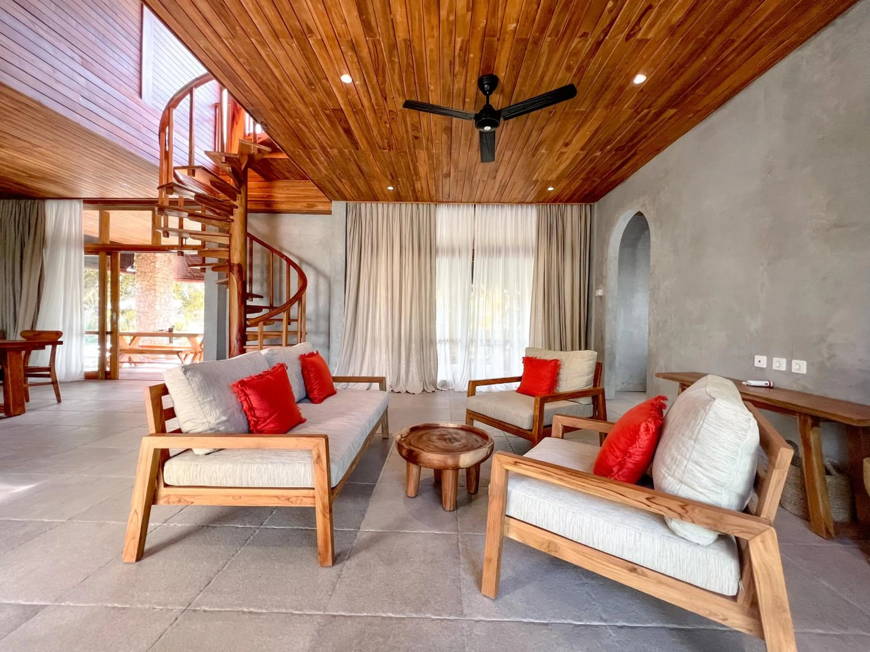 Living room in Diamond Beach Villas