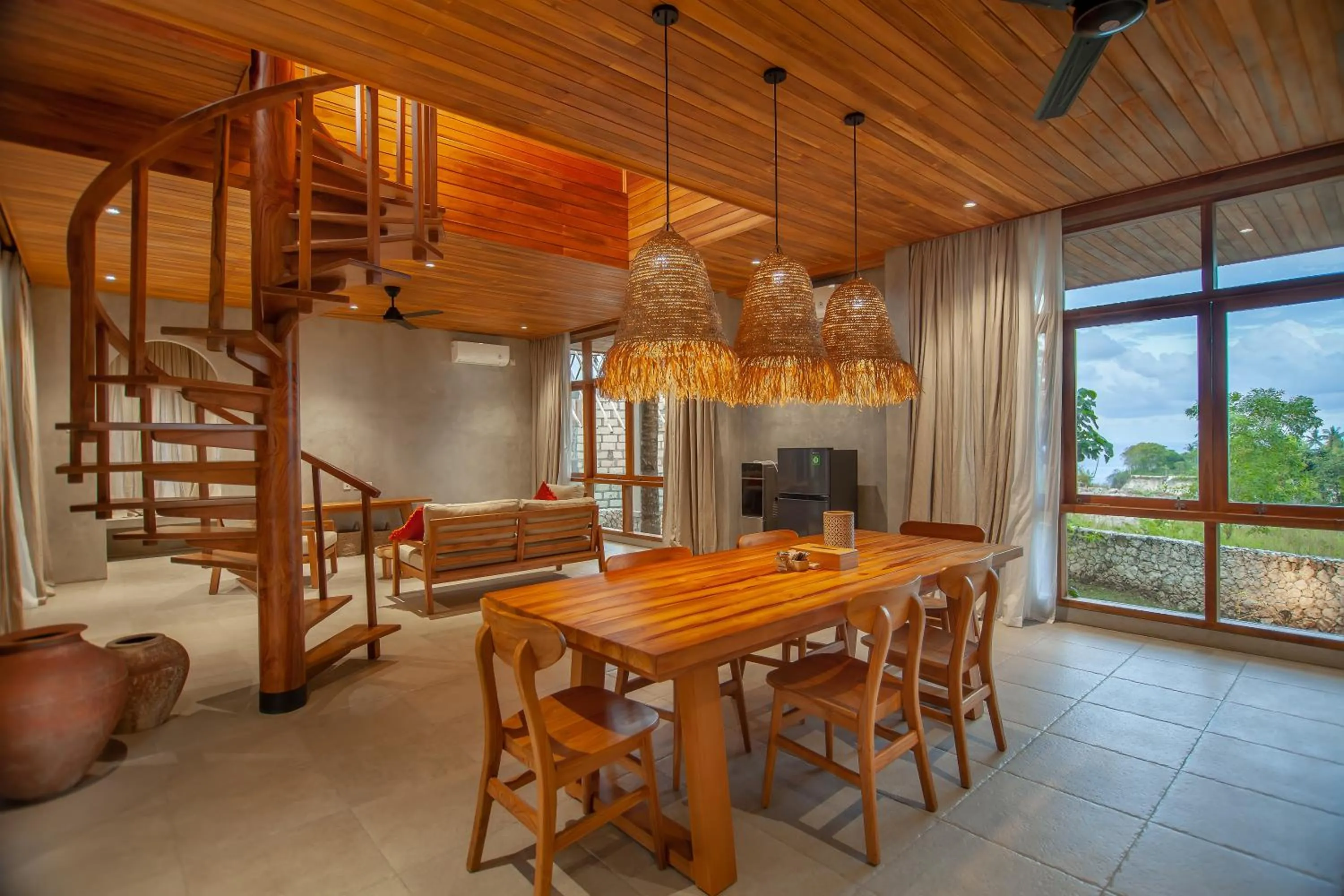 Dining area in Diamond Beach Villas