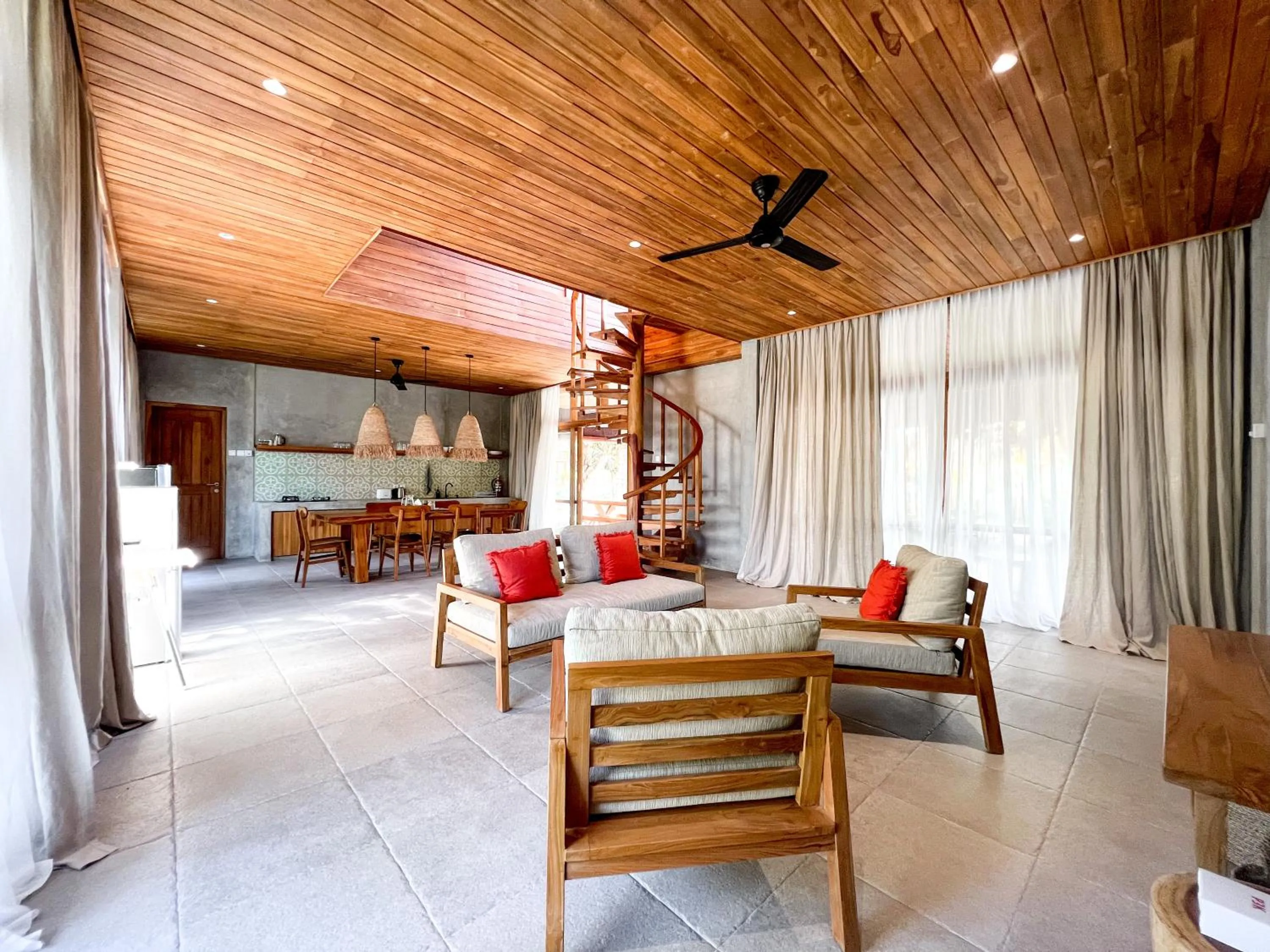 Living room in Diamond Beach Villas