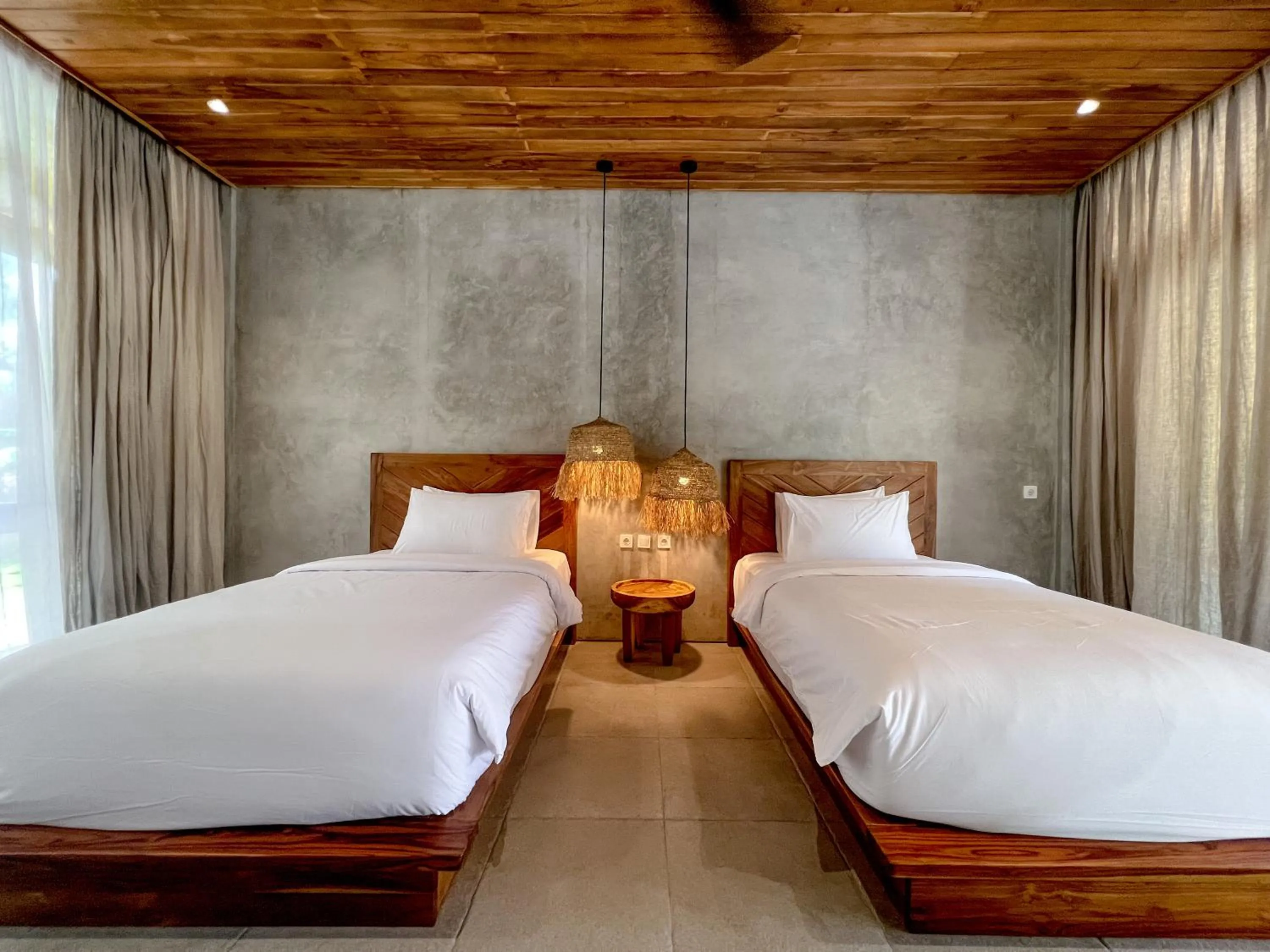 Bed in Diamond Beach Villas