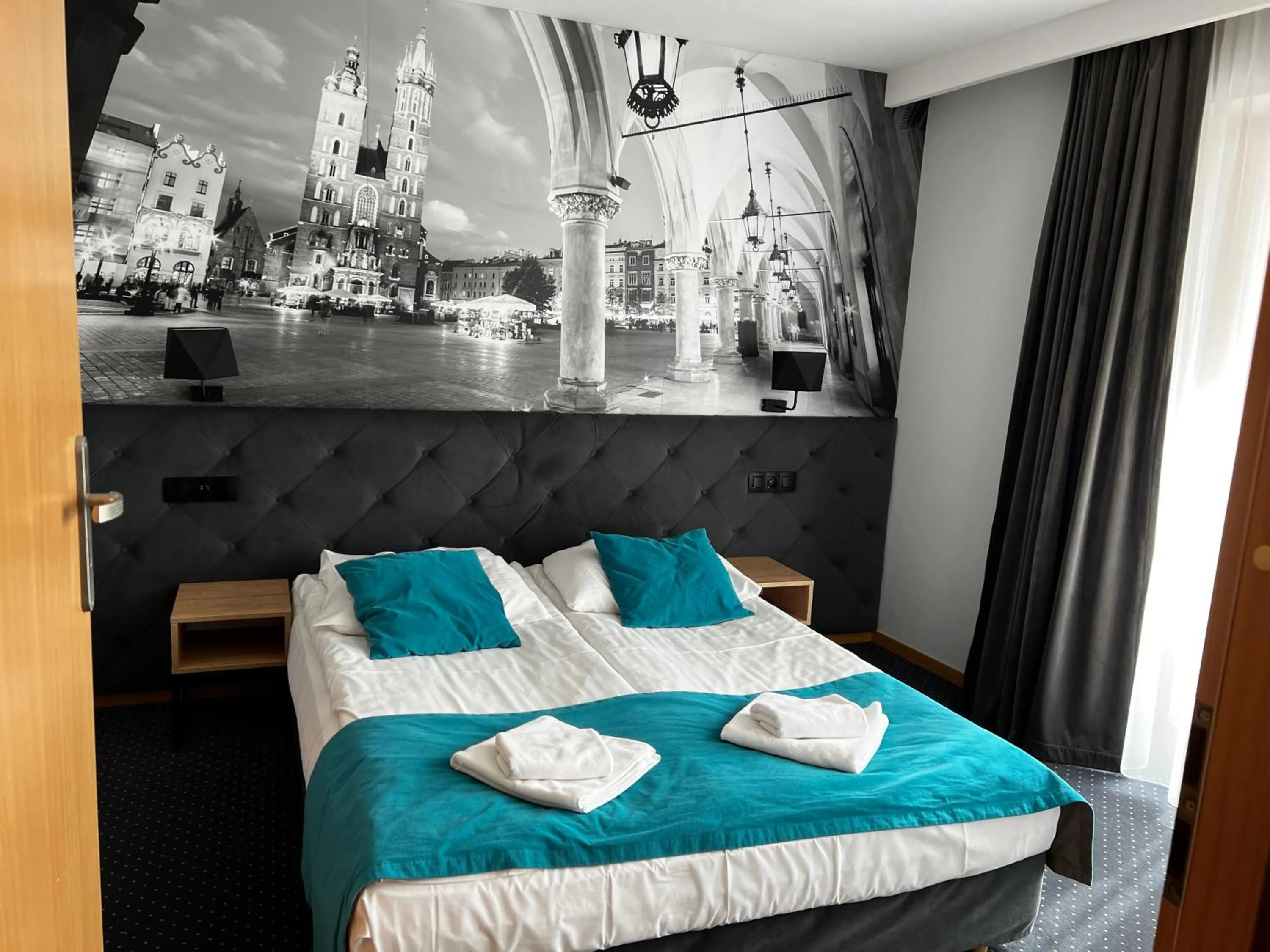 Bed in Hotel Pod Wawelem