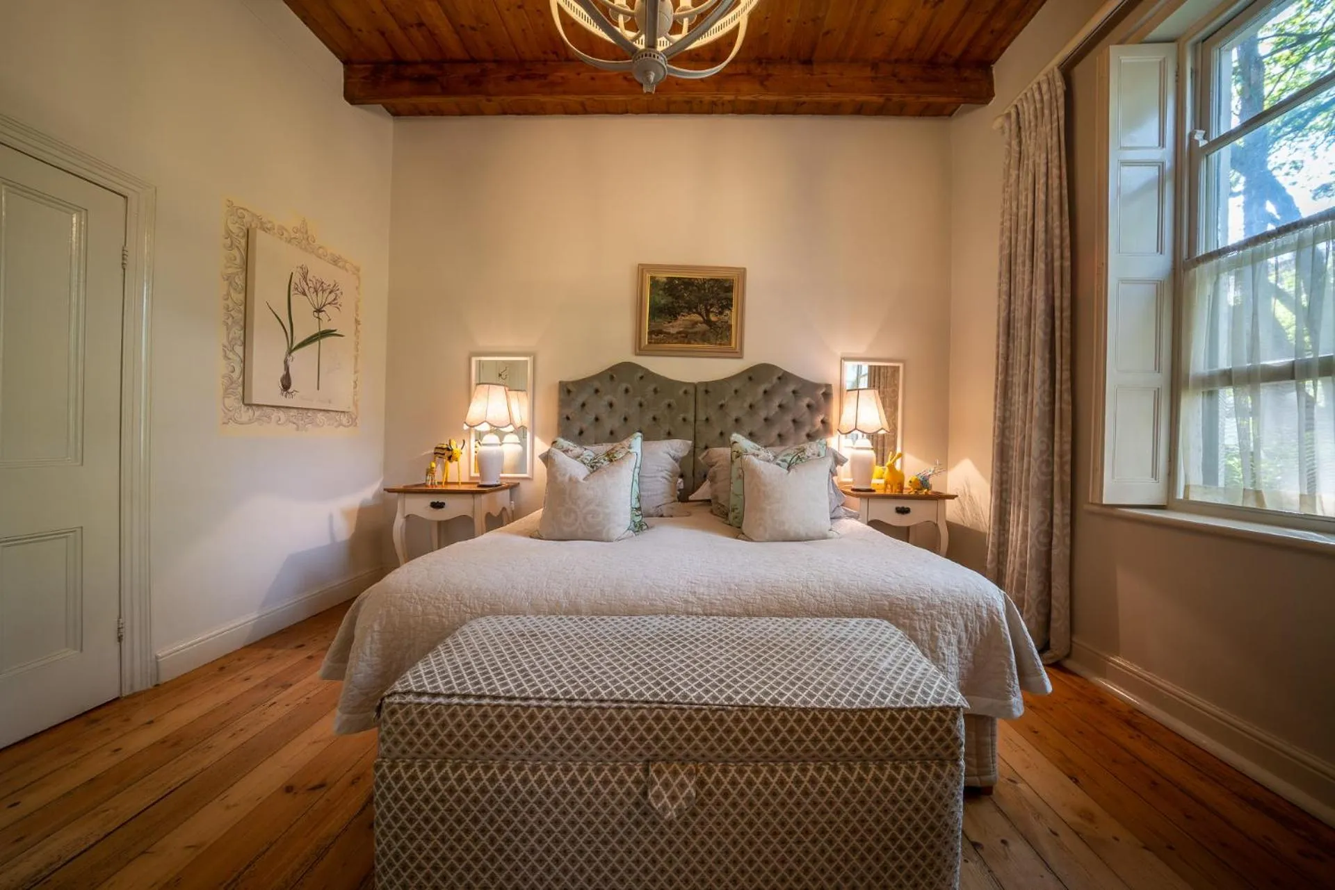 Bed in Bartholomeus Klip Farmhouse