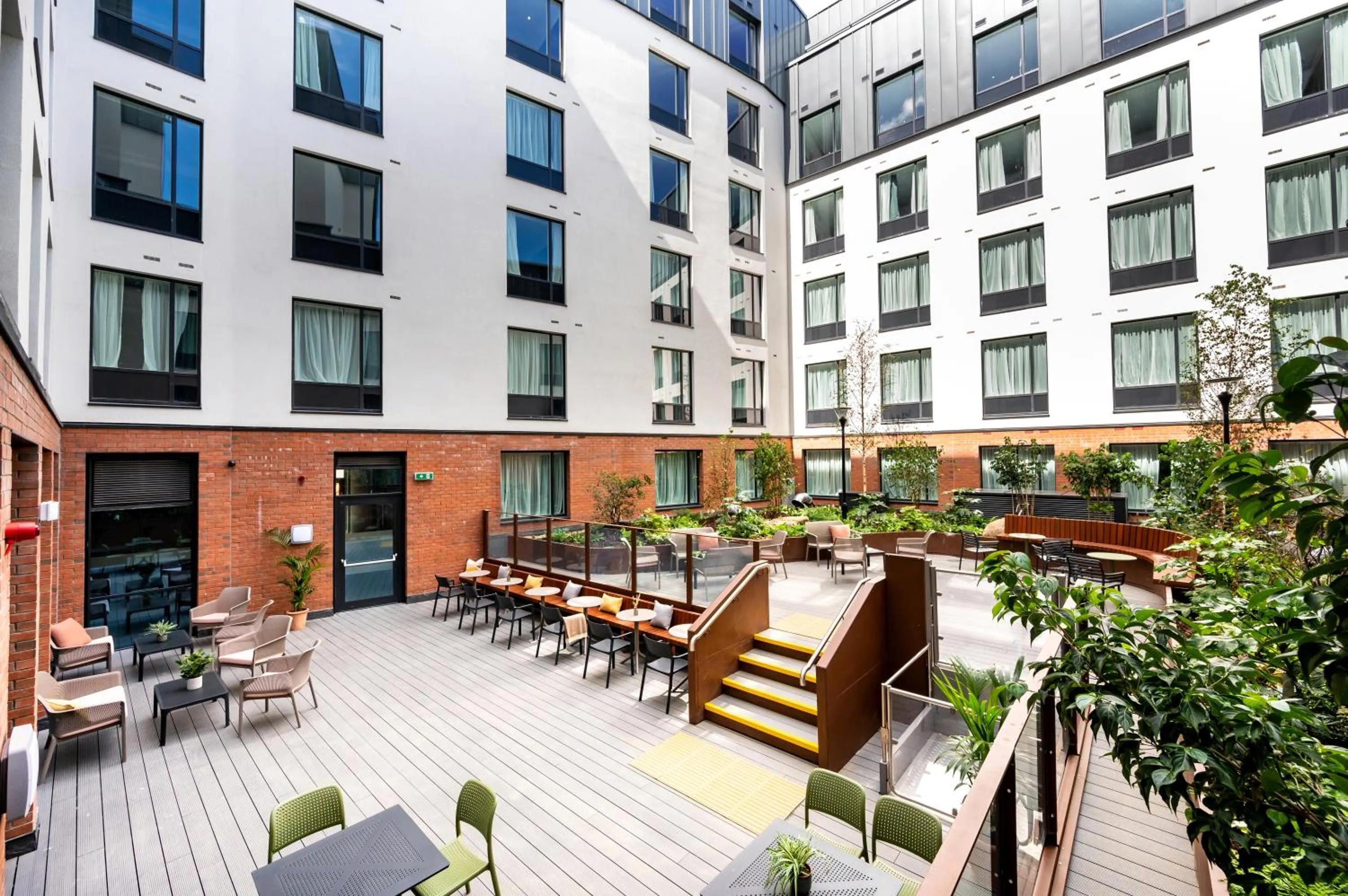 Inner courtyard view in Staycity Aparthotels Dublin City Centre