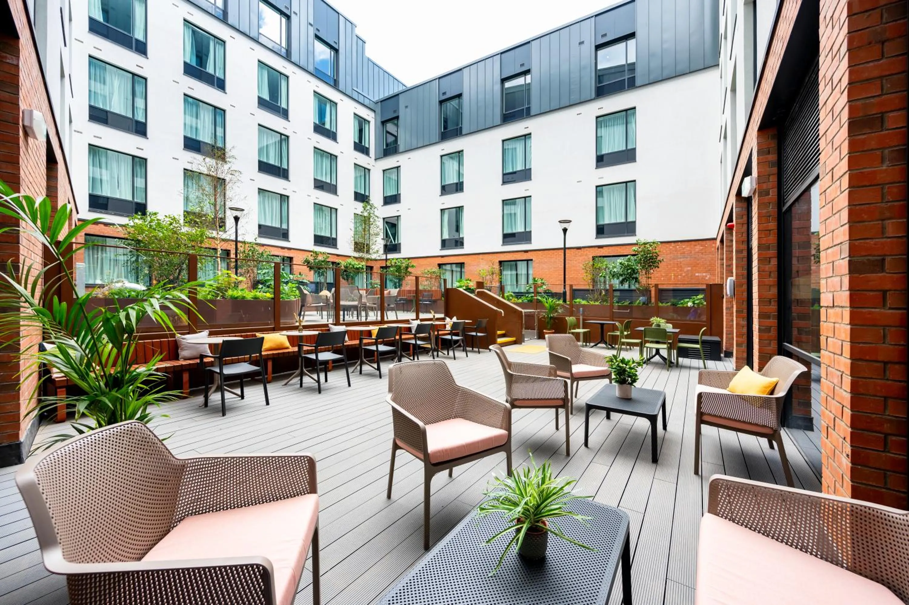 Inner courtyard view in Staycity Aparthotels Dublin City Centre