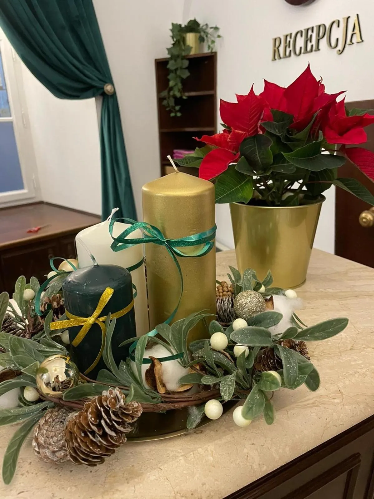 Decorative detail in Great Polonia Kraków Old Town