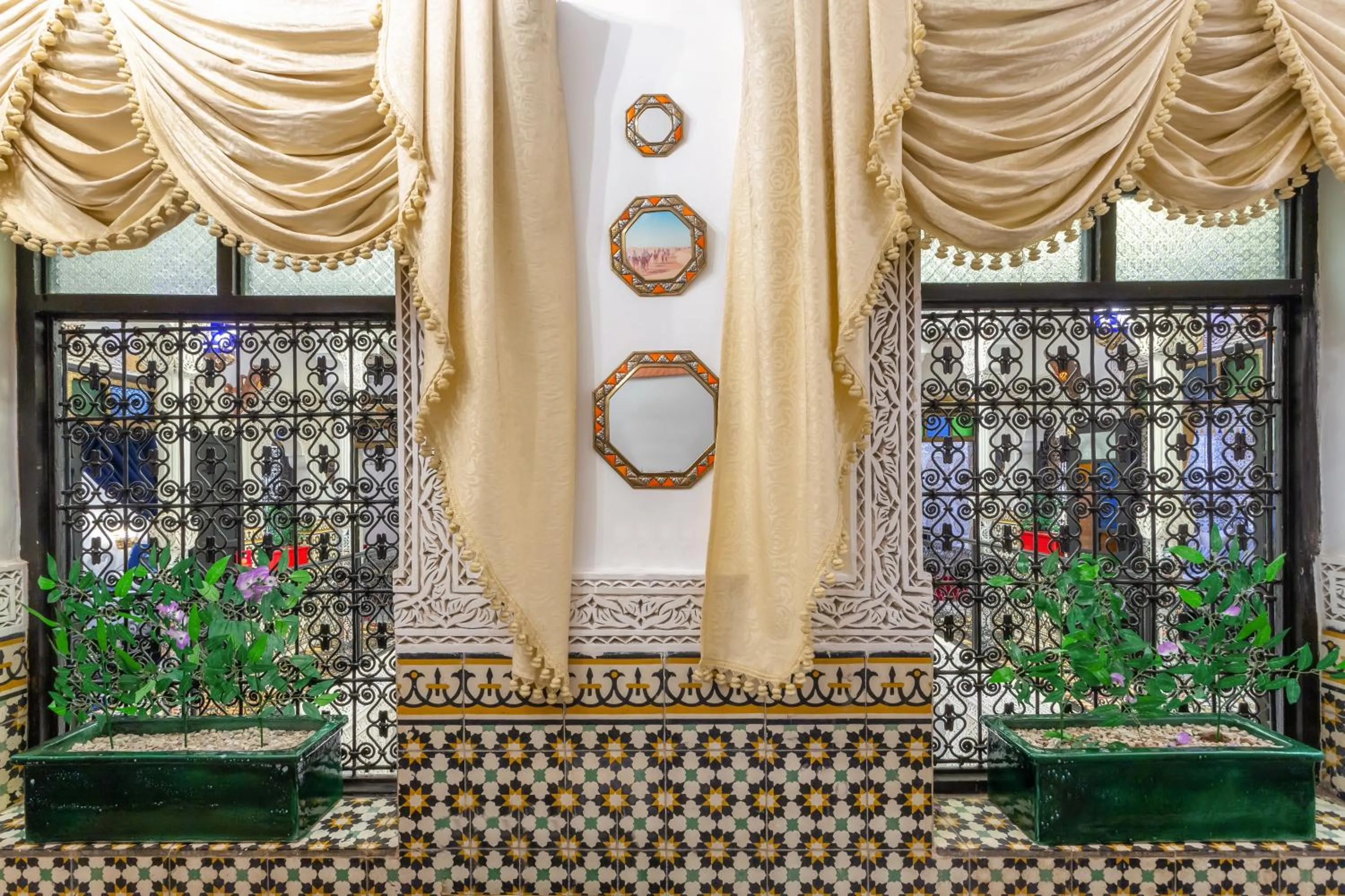 Decorative detail in Riad La Porte d'Or & SPA