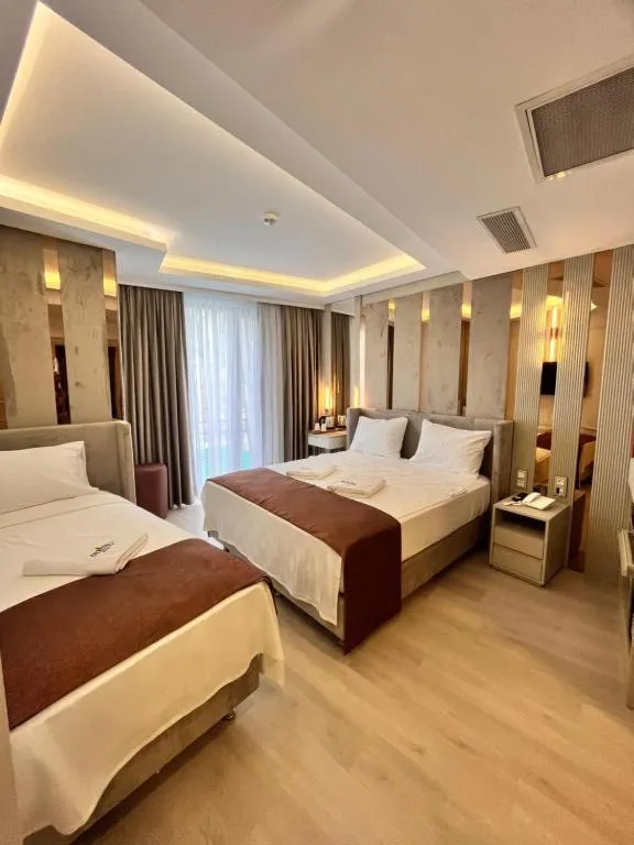 Bed in Cetin Port Hotel