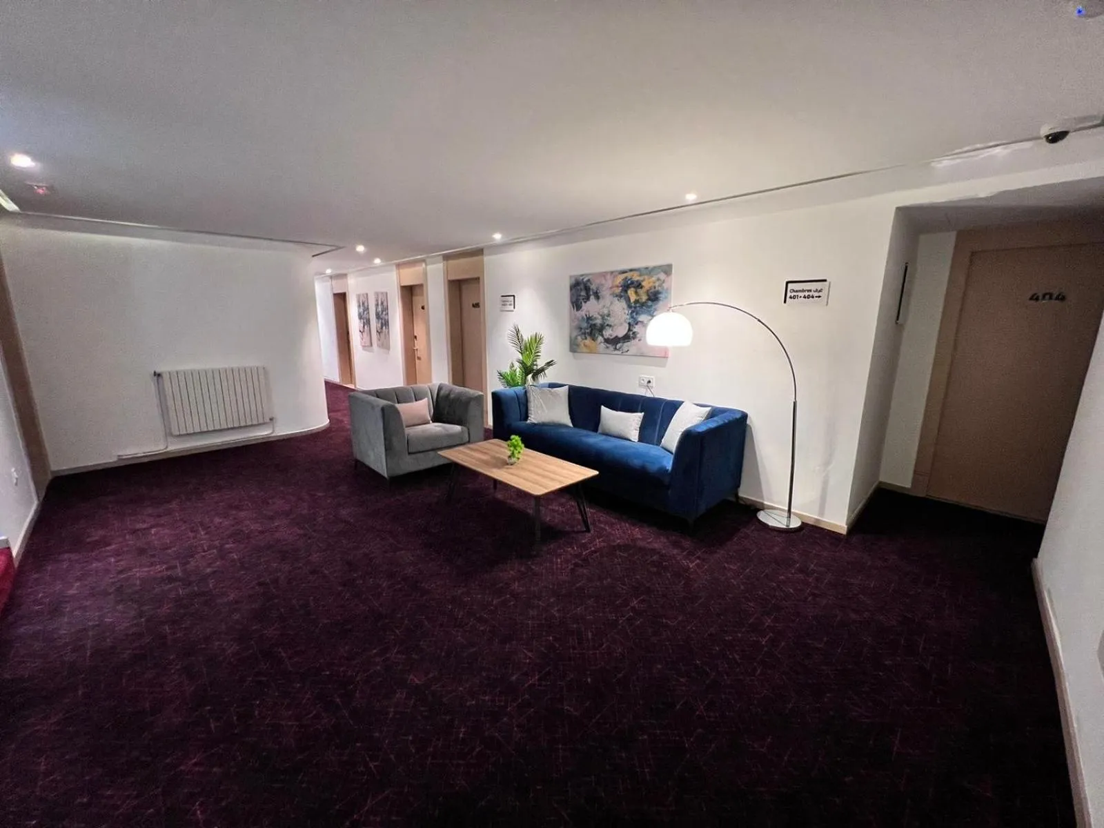 Seating area in Fajr Hotel