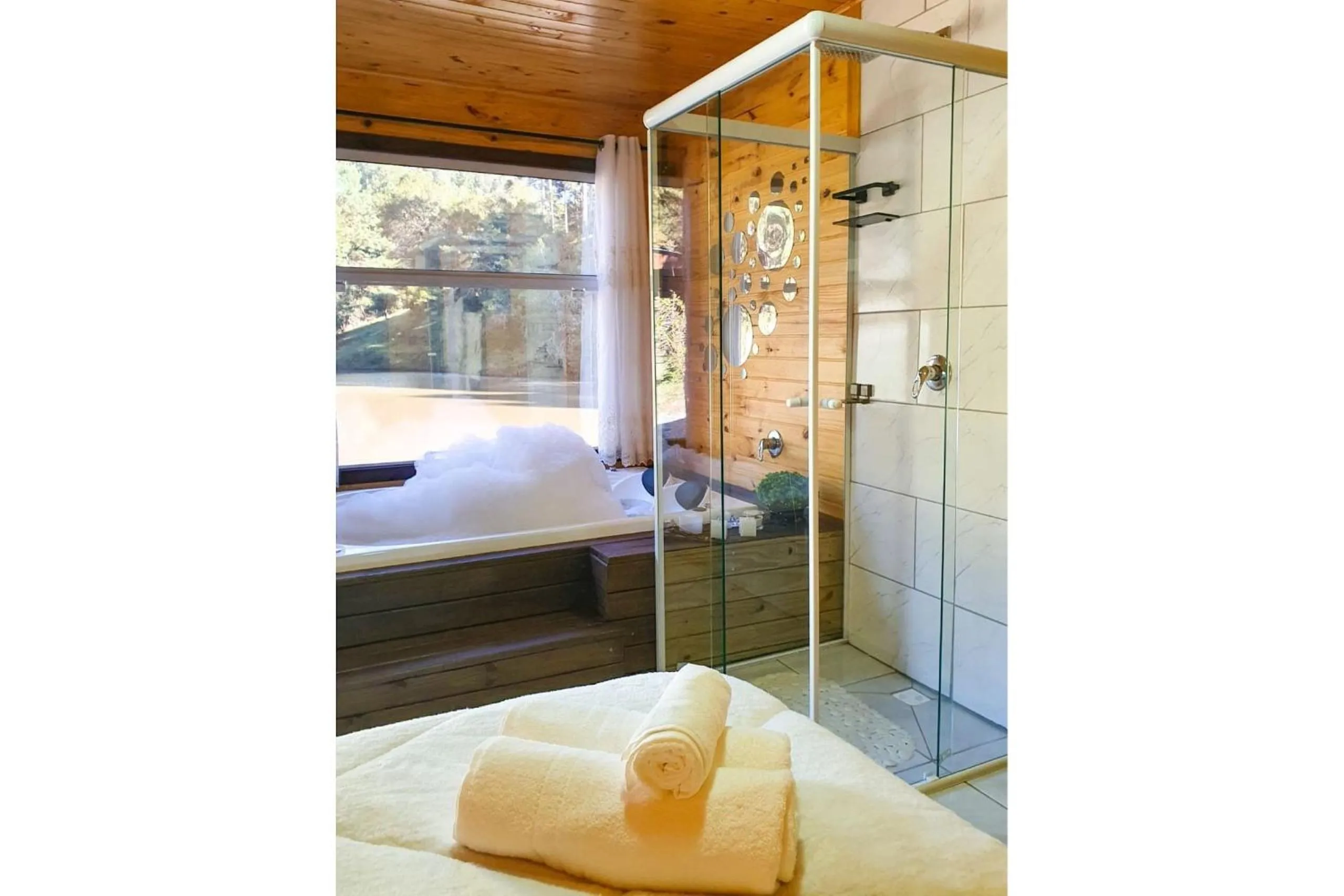 Toilet, Bed in Cabana Brisa Serrana - Urubici-SC