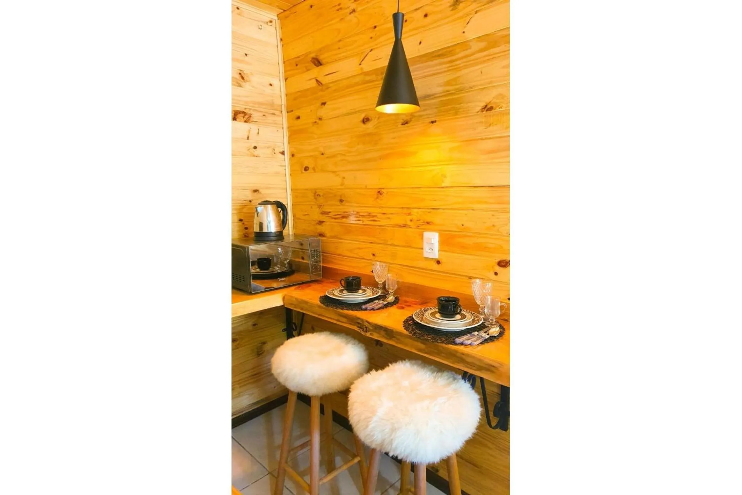 Kitchen or kitchenette in Cabana Brisa Serrana - Urubici-SC